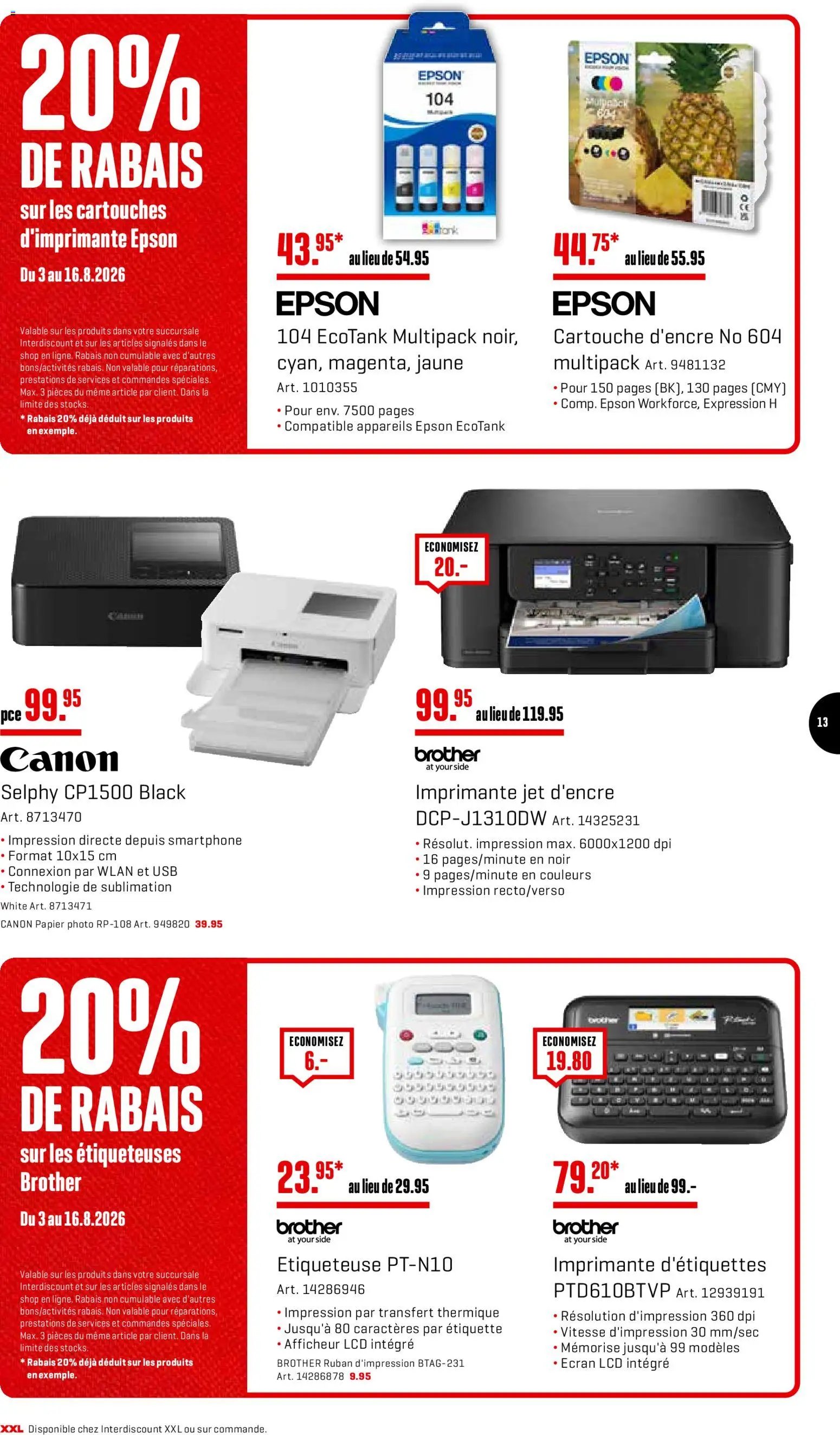 Interdiscount aktionen FR