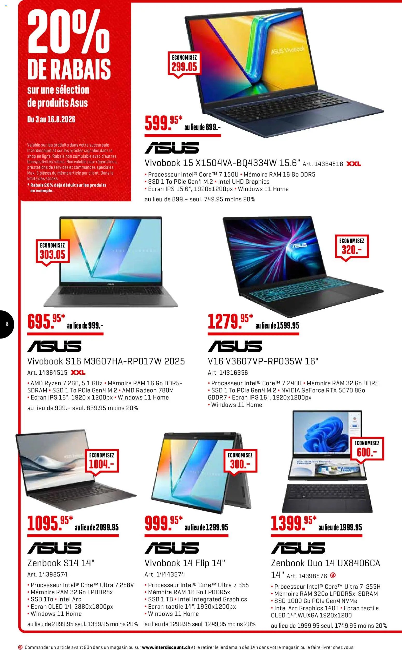Interdiscount aktionen FR