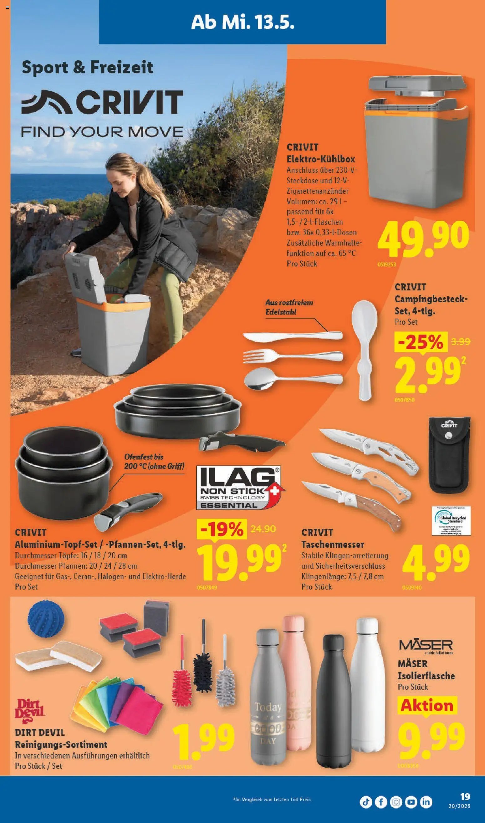 Lidl aktionen (2026-05-13 - 2026-05-20) | 19