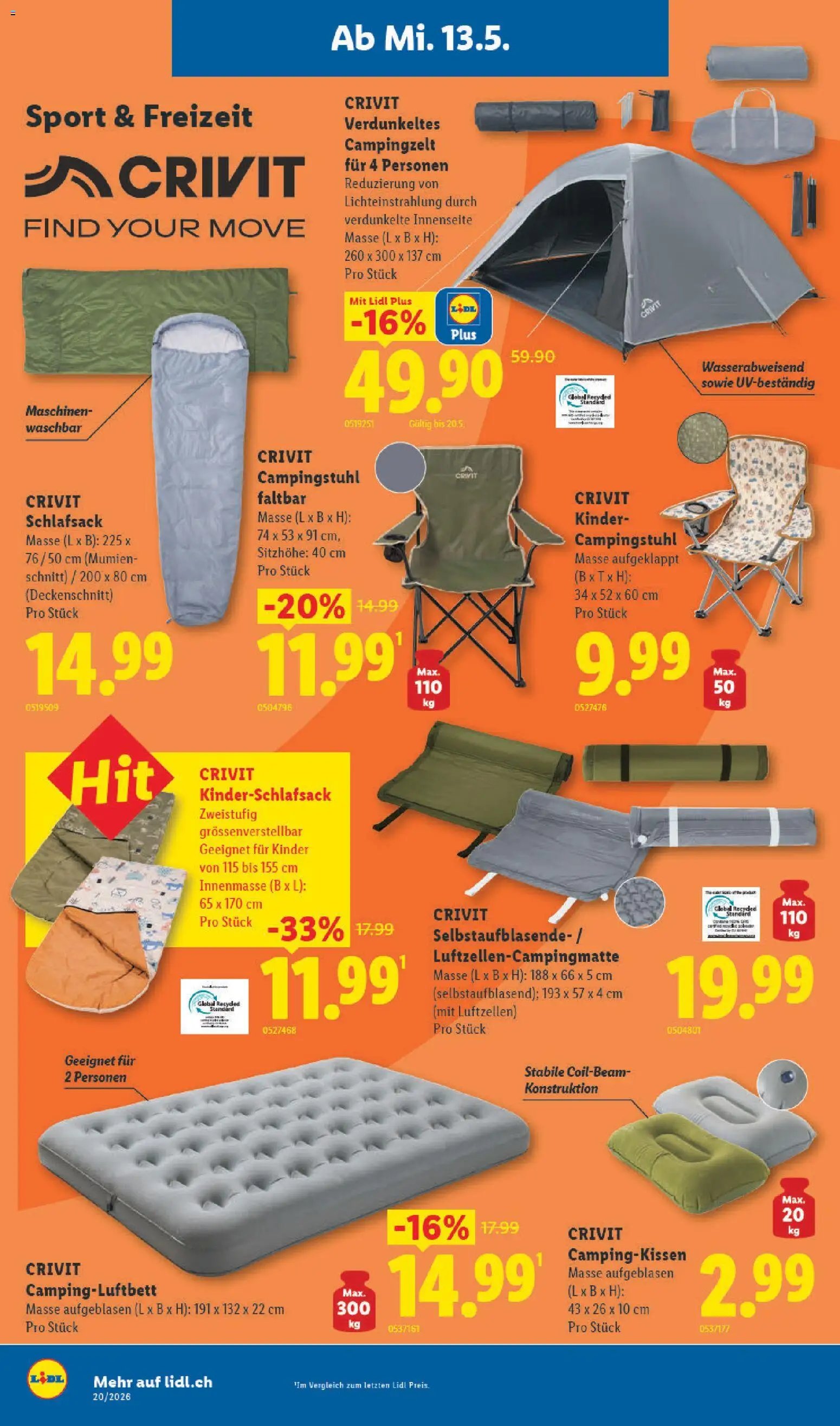 Lidl aktionen (2026-05-13 - 2026-05-20) | 20