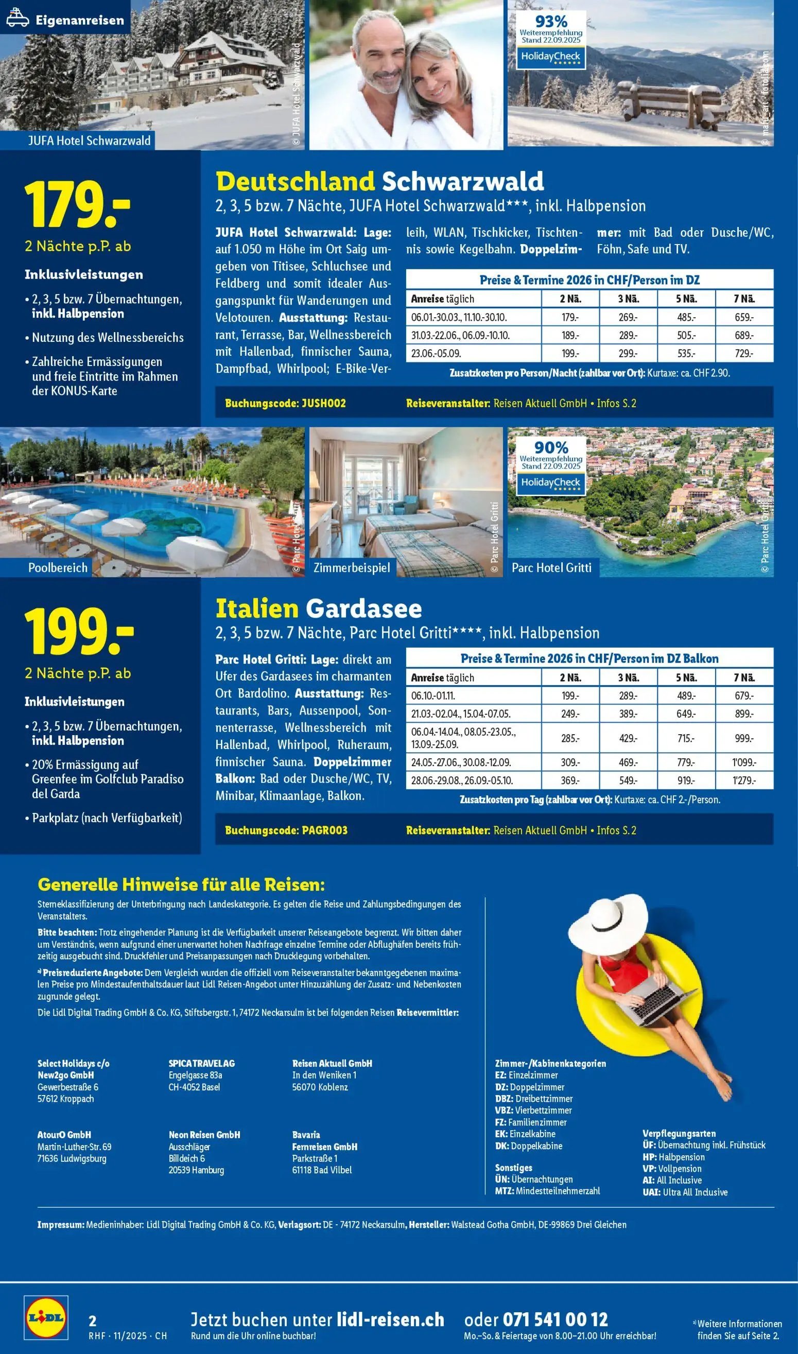 Lidl Aktionen Reisen November (2025-10-29 - 2025-11-30) | 2