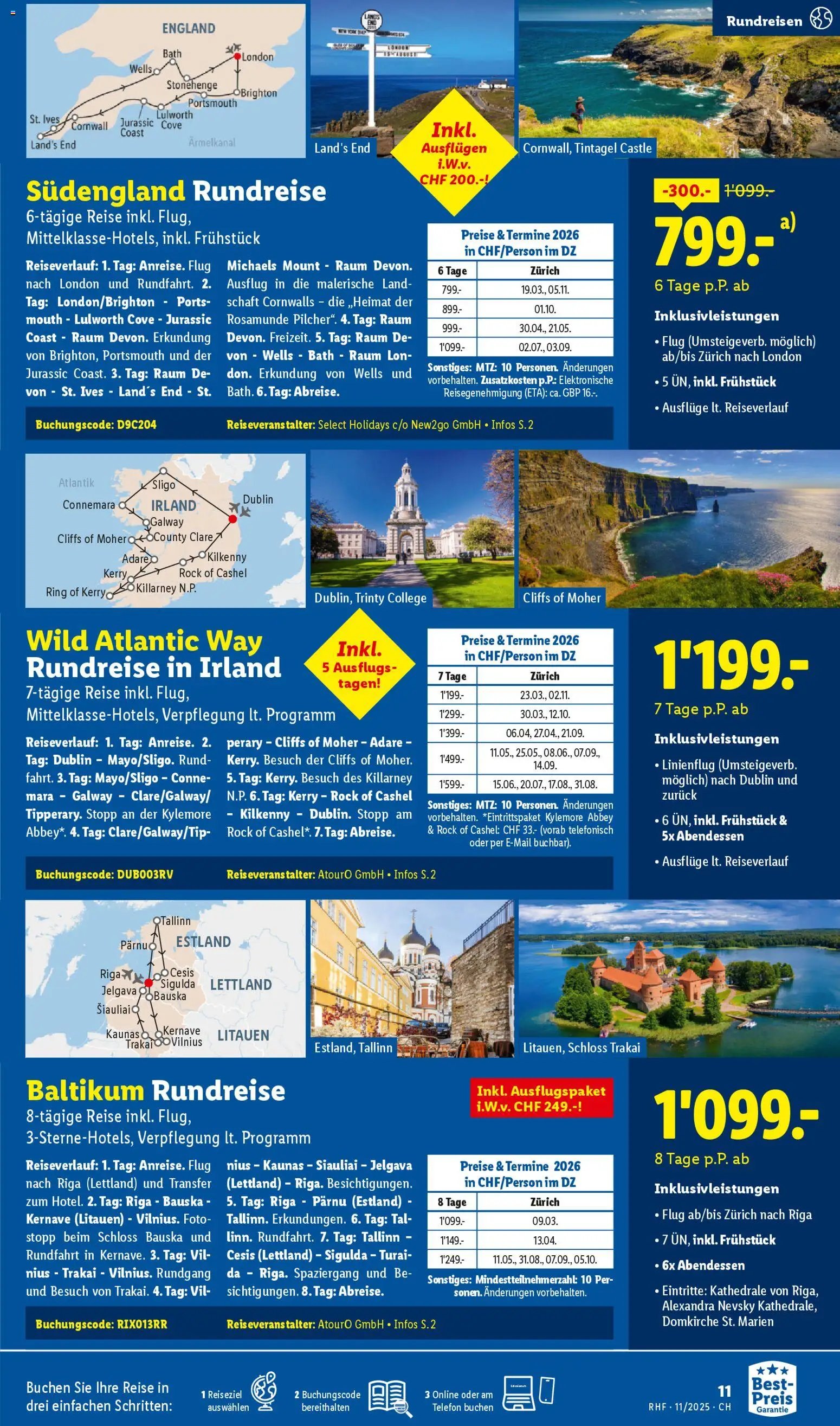 Lidl Aktionen Reisen November (2025-10-29 - 2025-11-30) | 11