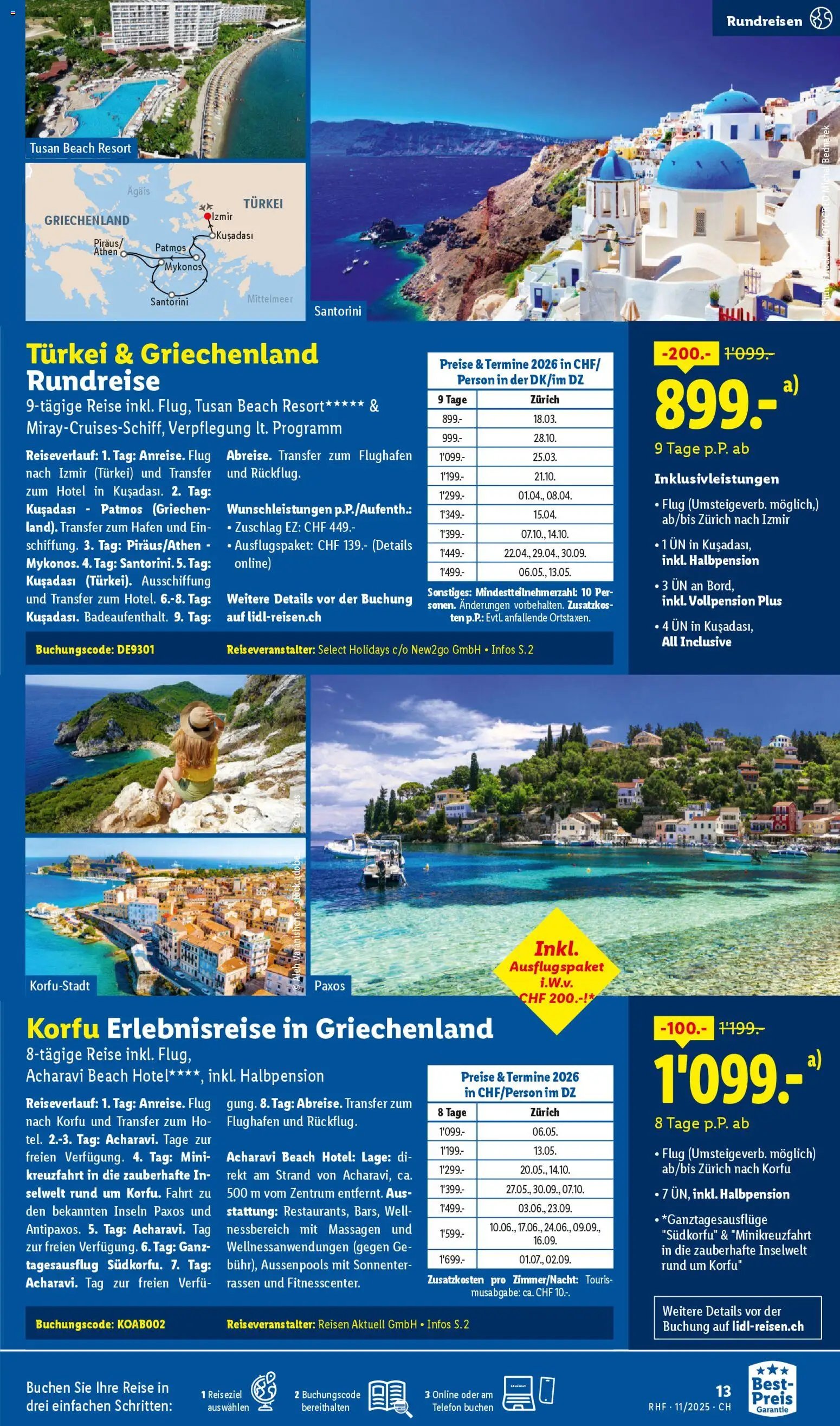 Lidl Aktionen Reisen November (2025-10-29 - 2025-11-30) | 13