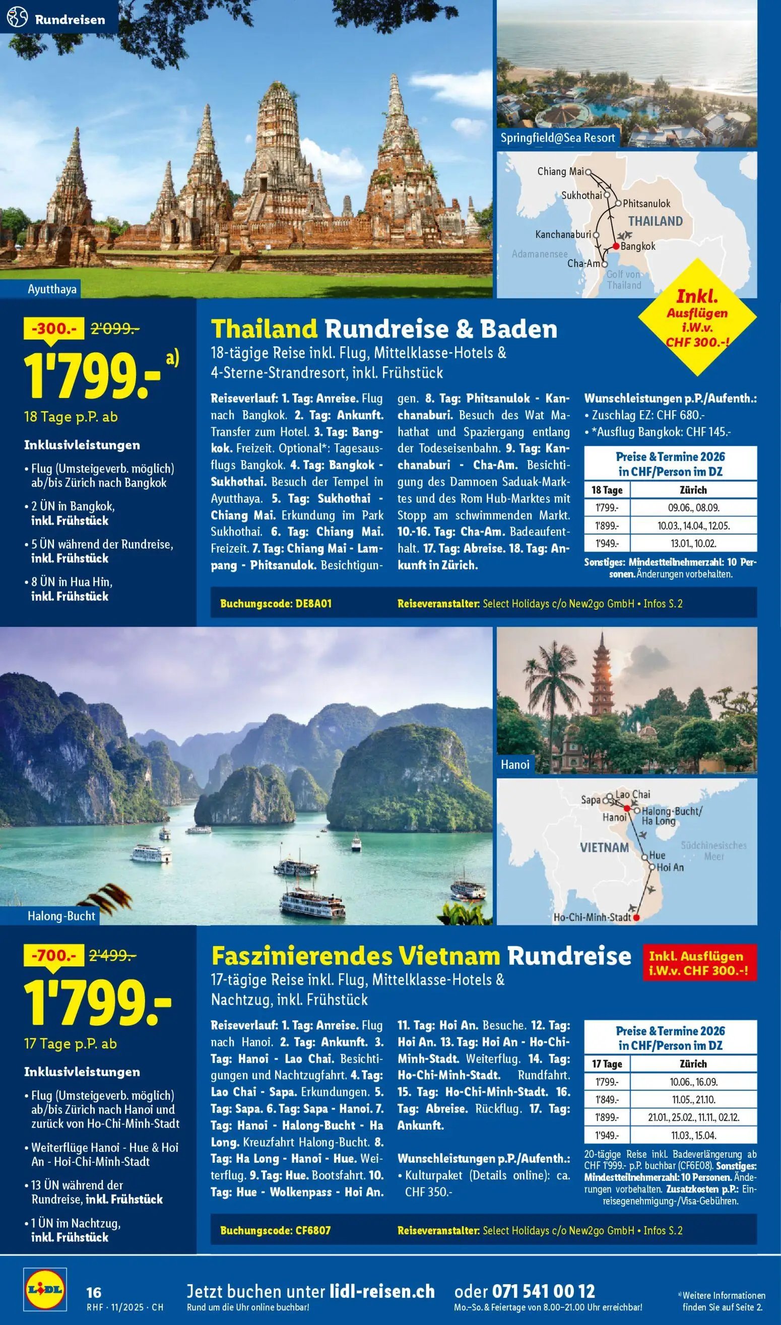 Lidl Aktionen Reisen November (2025-10-29 - 2025-11-30) | 16