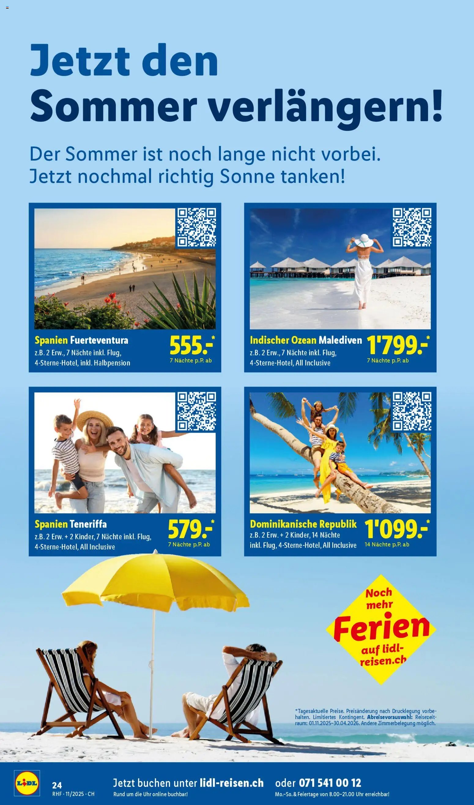 Lidl Aktionen Reisen November (2025-10-29 - 2025-11-30) | 24