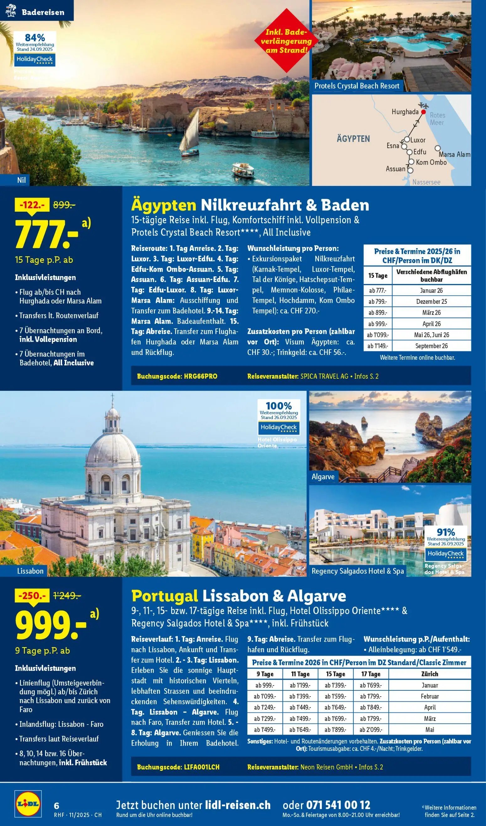 Lidl Aktionen Reisen November (2025-10-29 - 2025-11-30) | 6