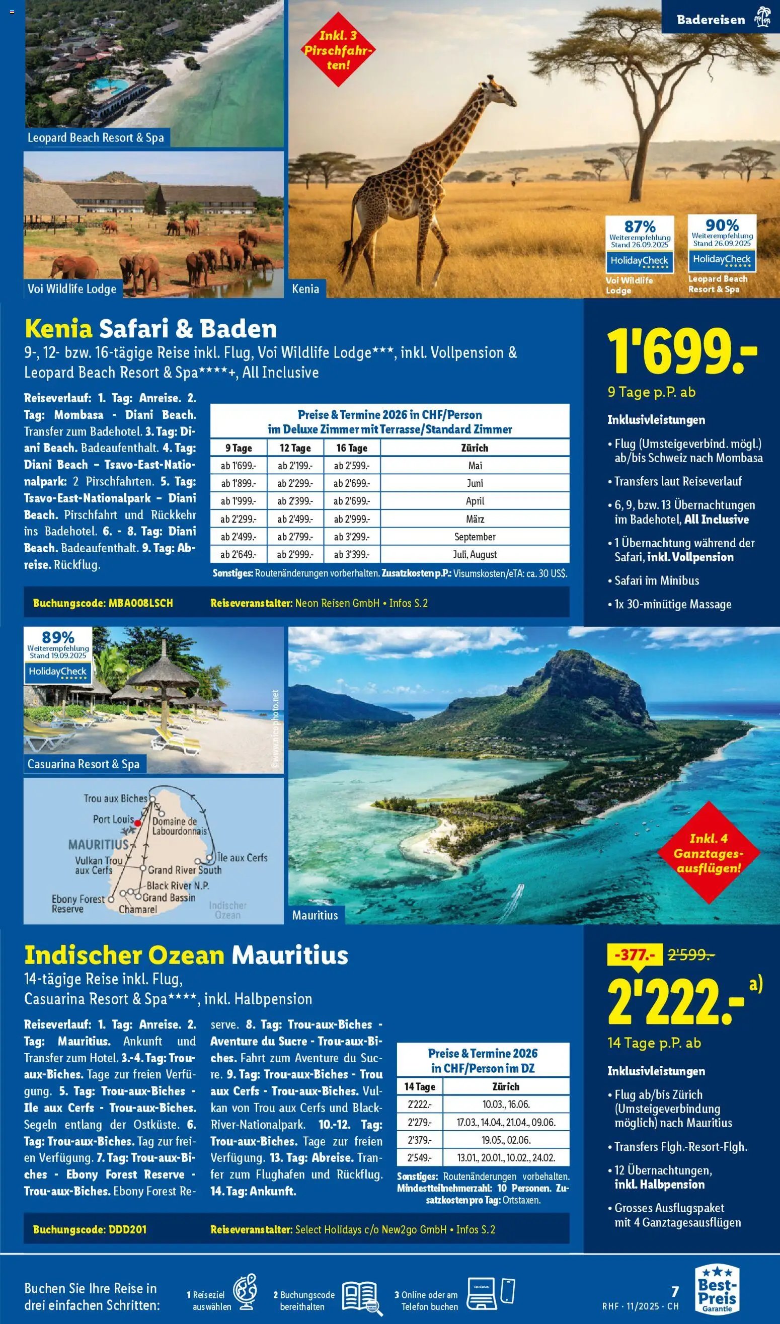 Lidl Aktionen Reisen November (2025-10-29 - 2025-11-30) | 7