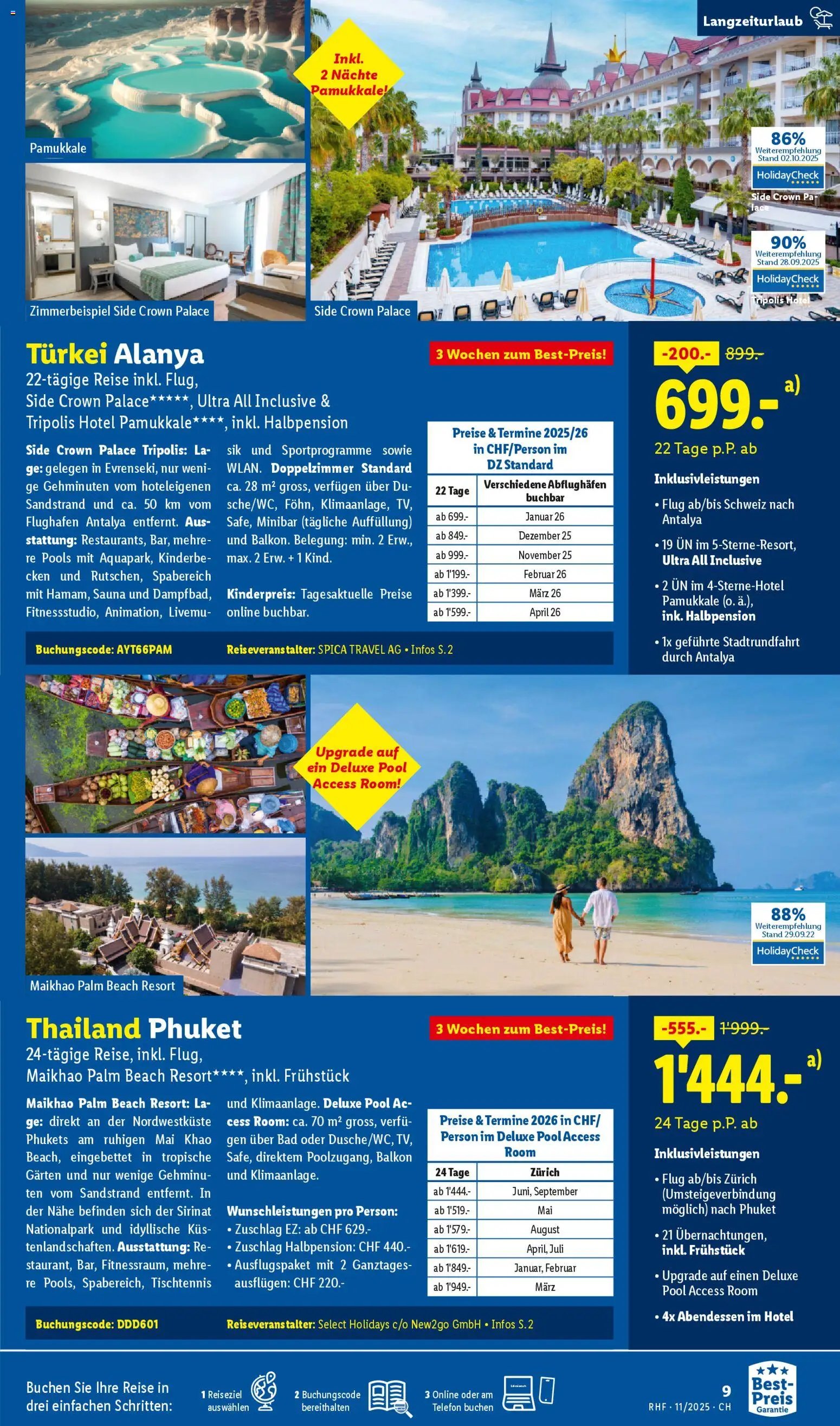 Lidl Aktionen Reisen November (2025-10-29 - 2025-11-30) | 9