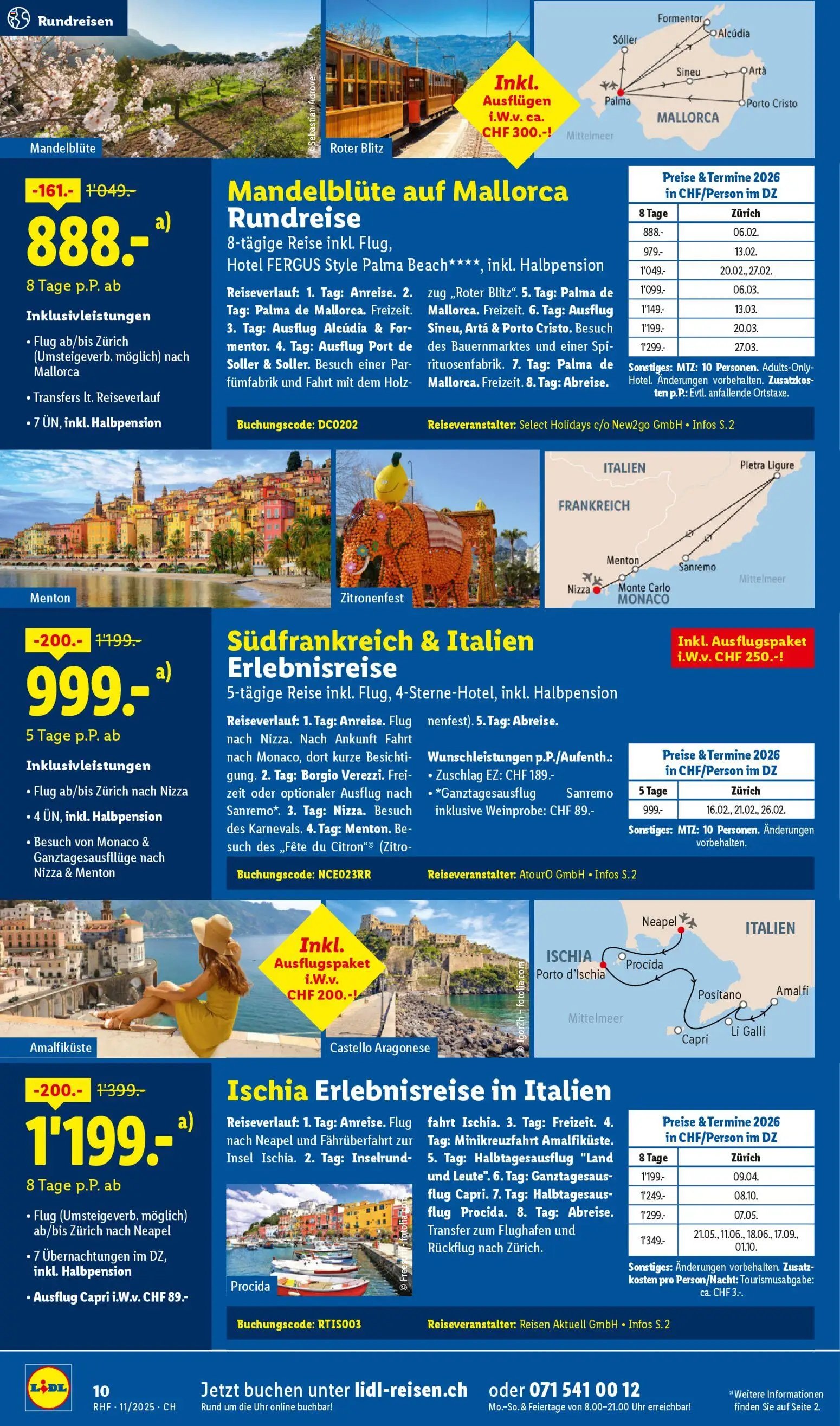 Lidl Aktionen Reisen November (2025-10-29 - 2025-11-30) | 10