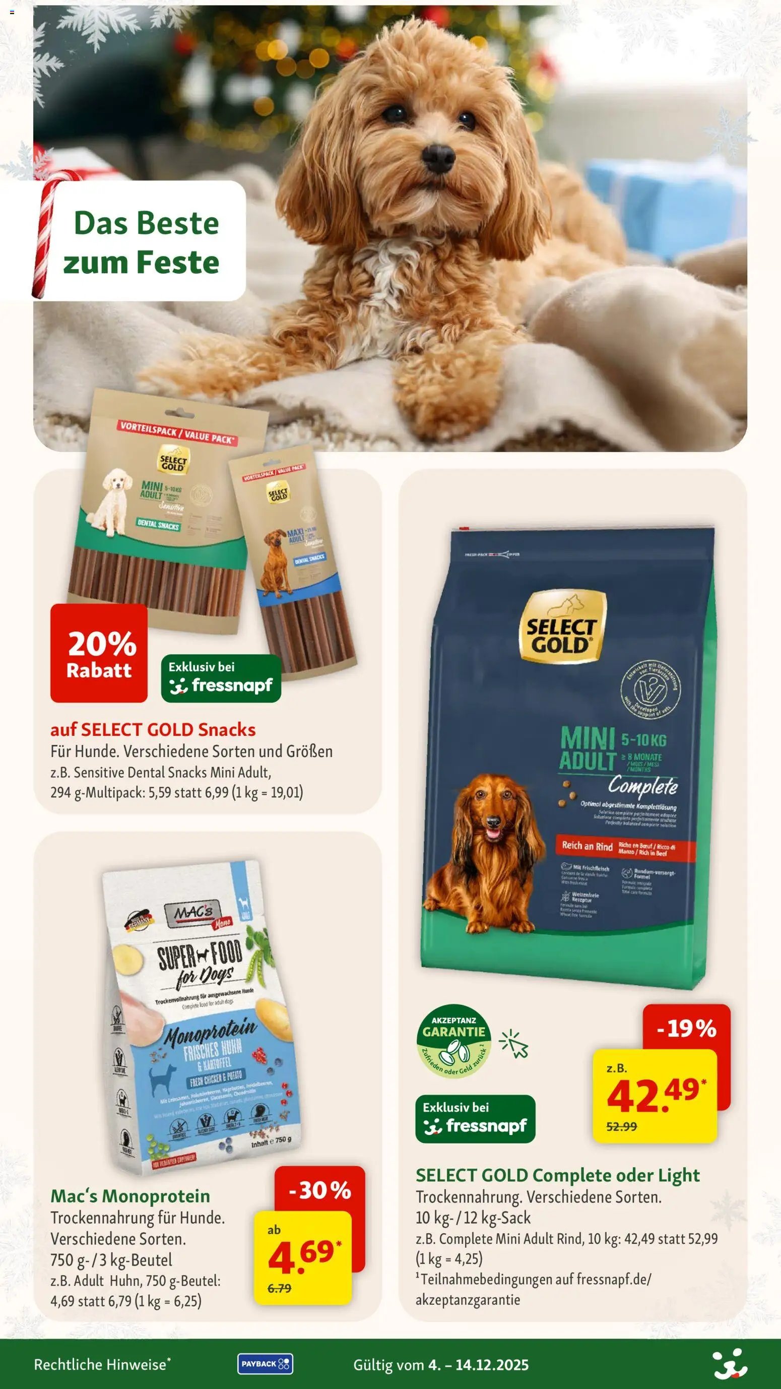 Fressnapf Aktionen (2025-12-04 - 2025-12-14) | 5