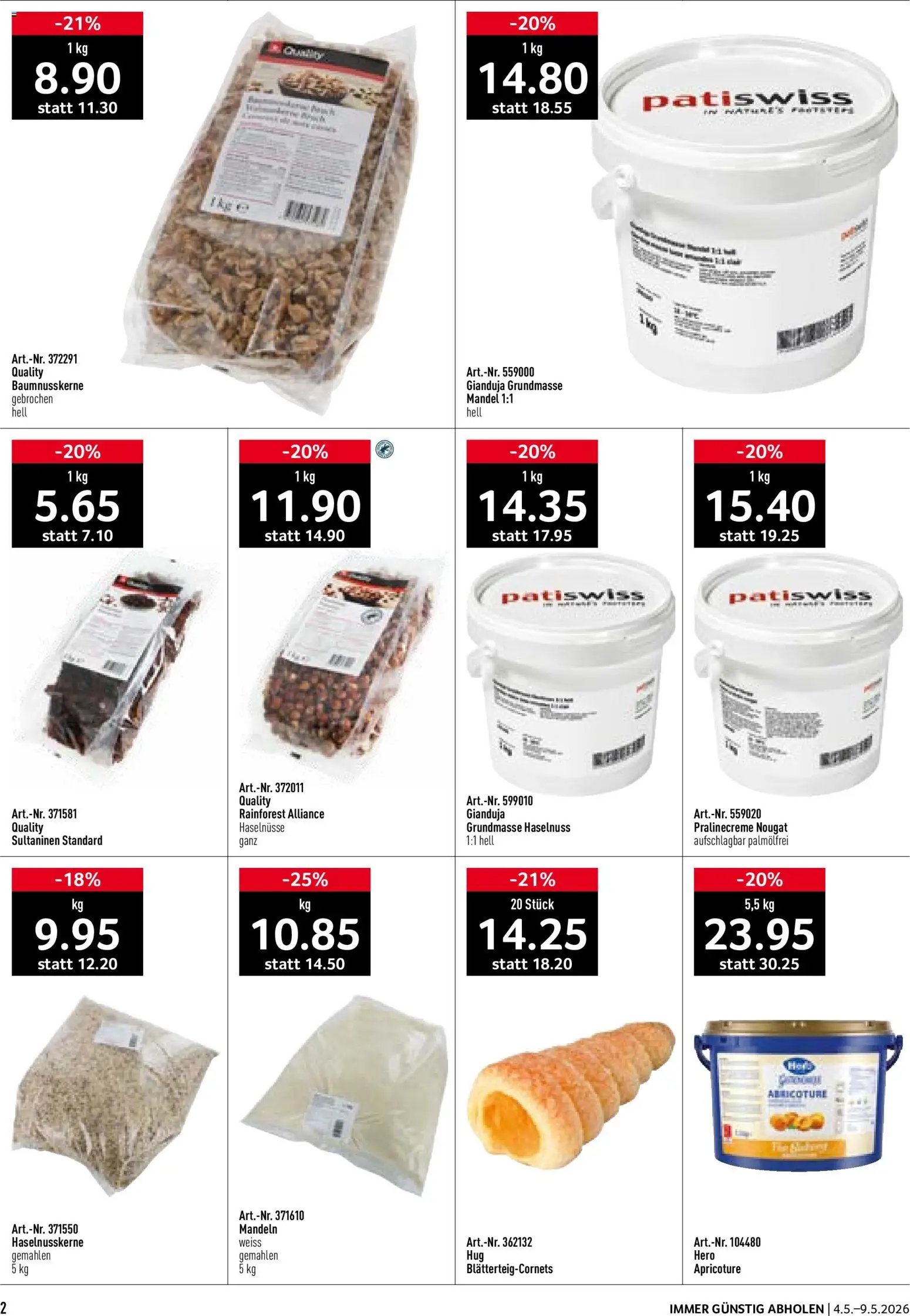 Prodega aktionen Bäckerei (2026-05-04 - 2026-05-09)