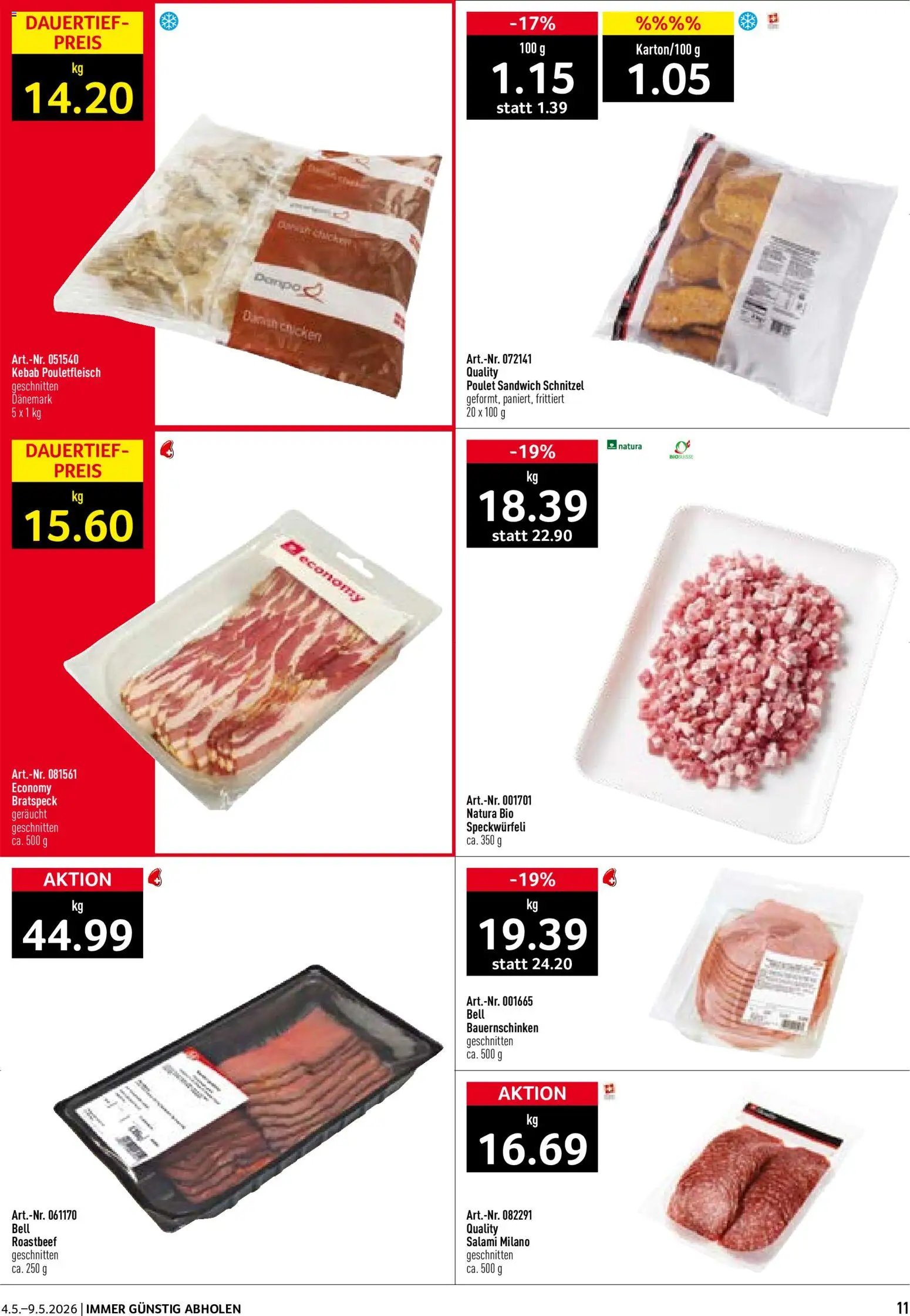 Prodega aktionen Bäckerei (2026-05-04 - 2026-05-09)