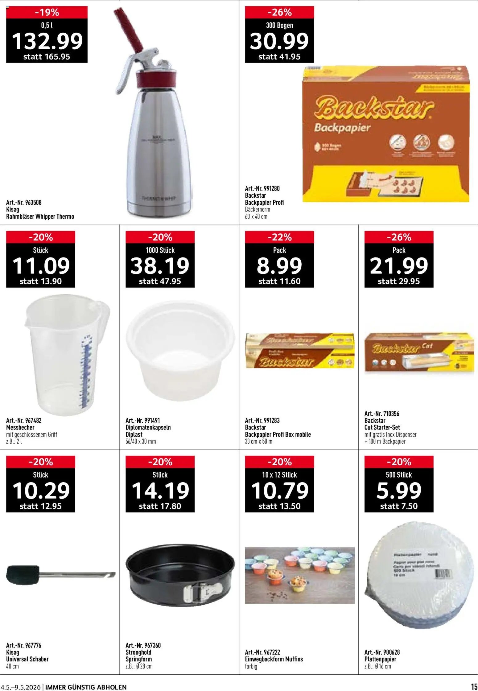 Prodega aktionen Bäckerei (2026-05-04 - 2026-05-09)