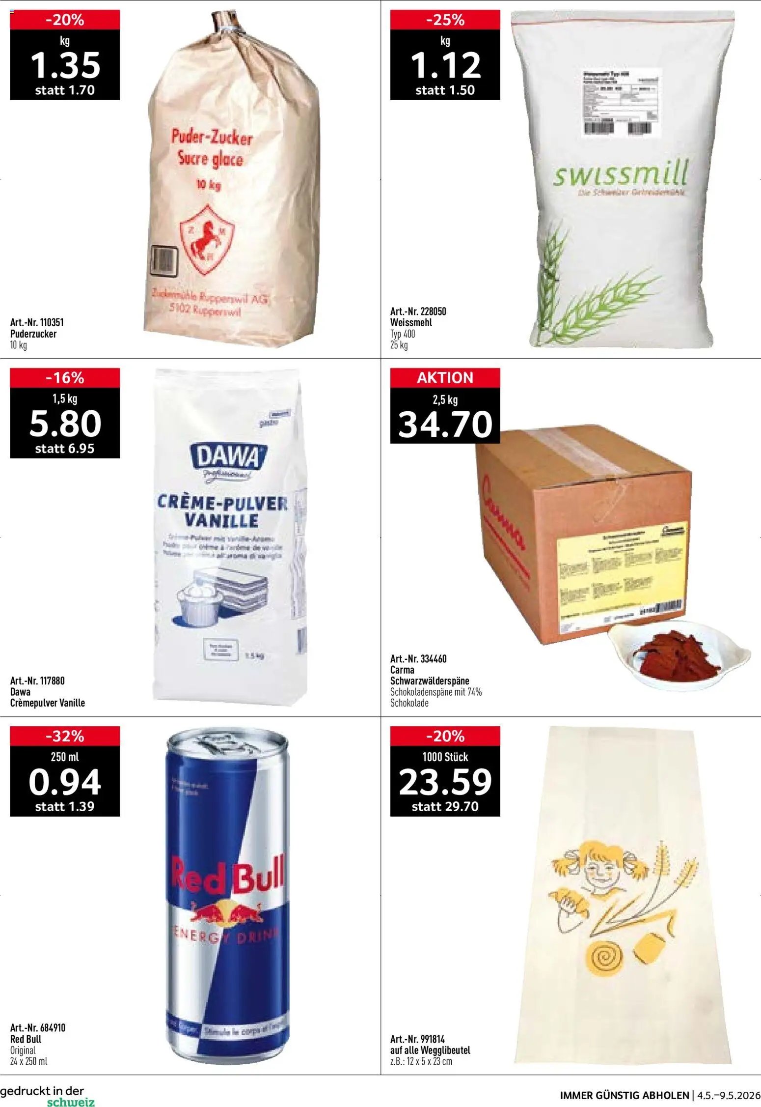Prodega aktionen Bäckerei (2026-05-04 - 2026-05-09)