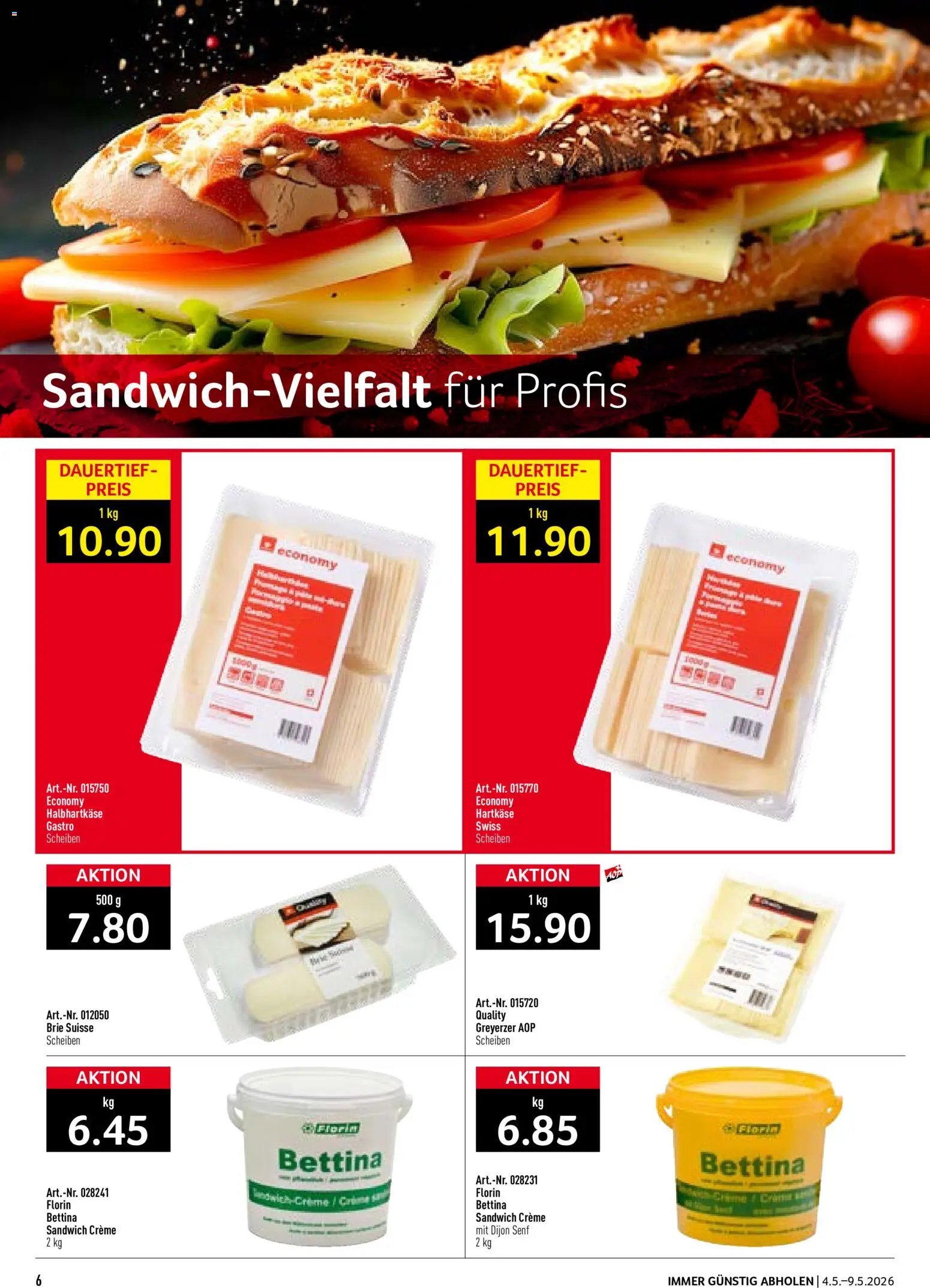 Prodega aktionen Bäckerei (2026-05-04 - 2026-05-09)