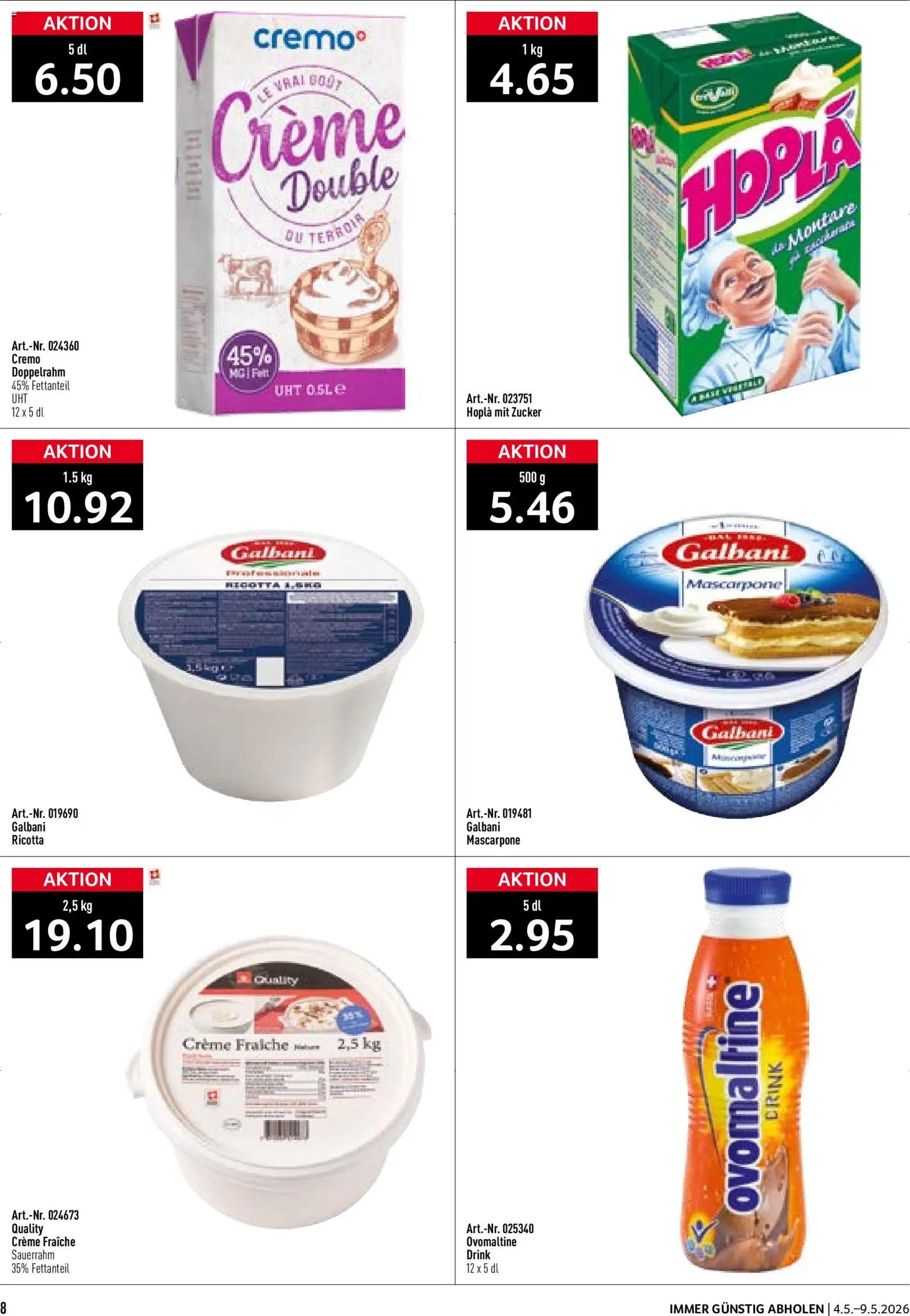Prodega aktionen Bäckerei (2026-05-04 - 2026-05-09)