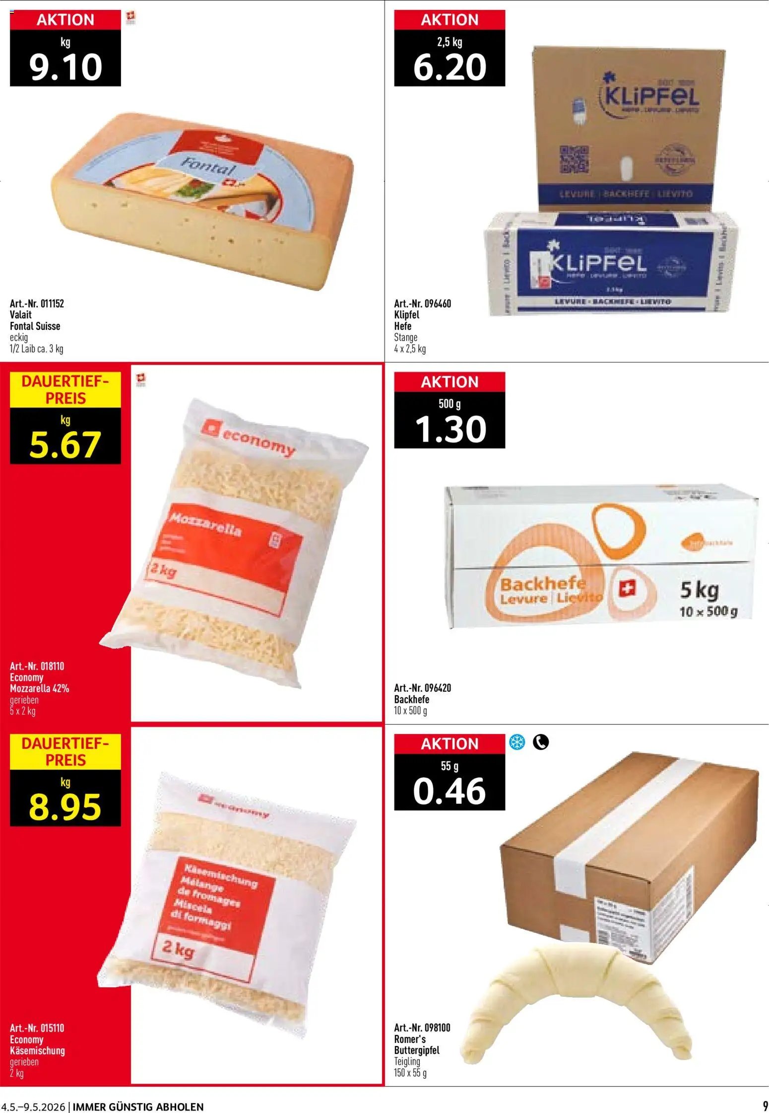 Prodega aktionen Bäckerei (2026-05-04 - 2026-05-09)