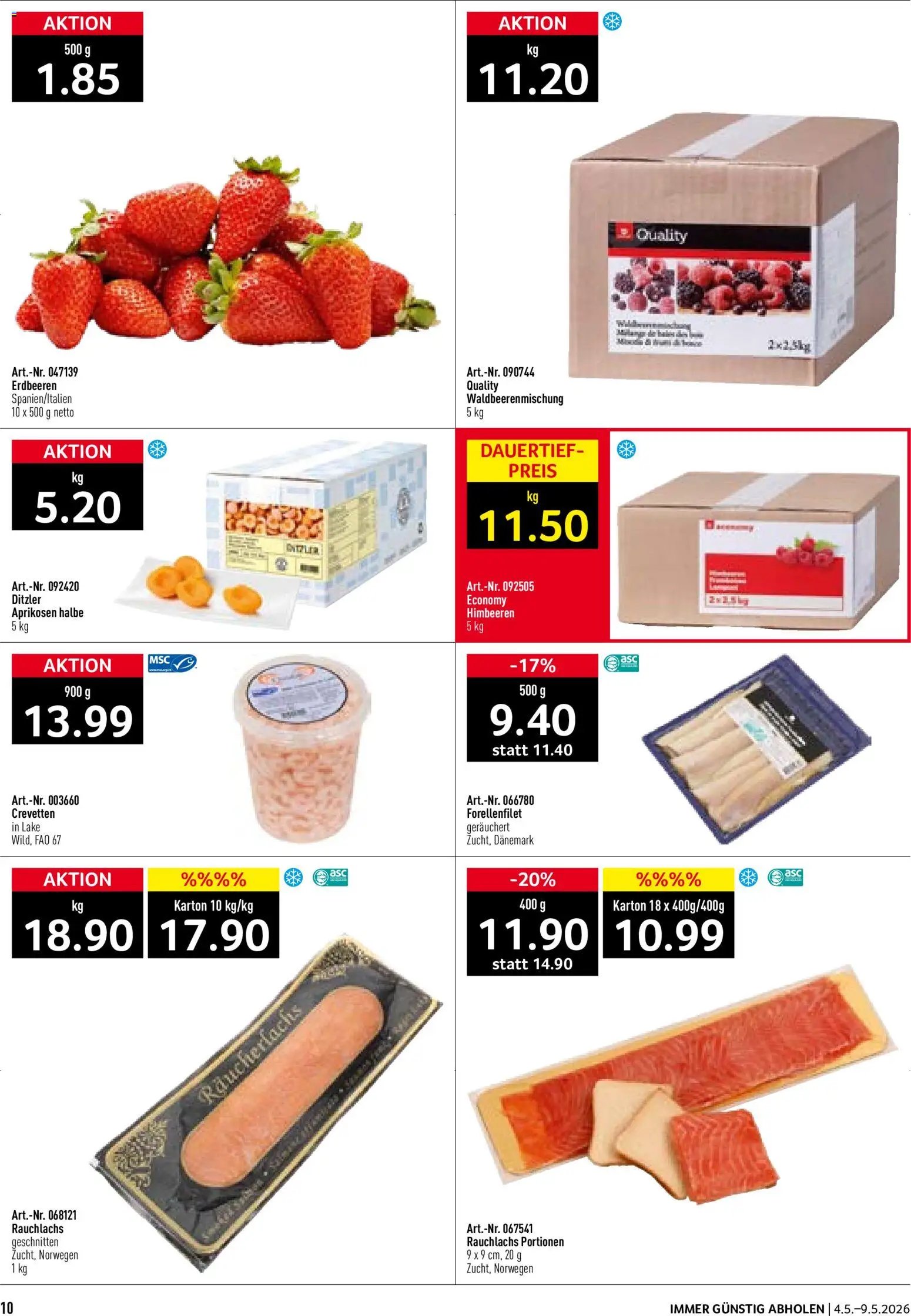 Prodega aktionen Bäckerei (2026-05-04 - 2026-05-09)