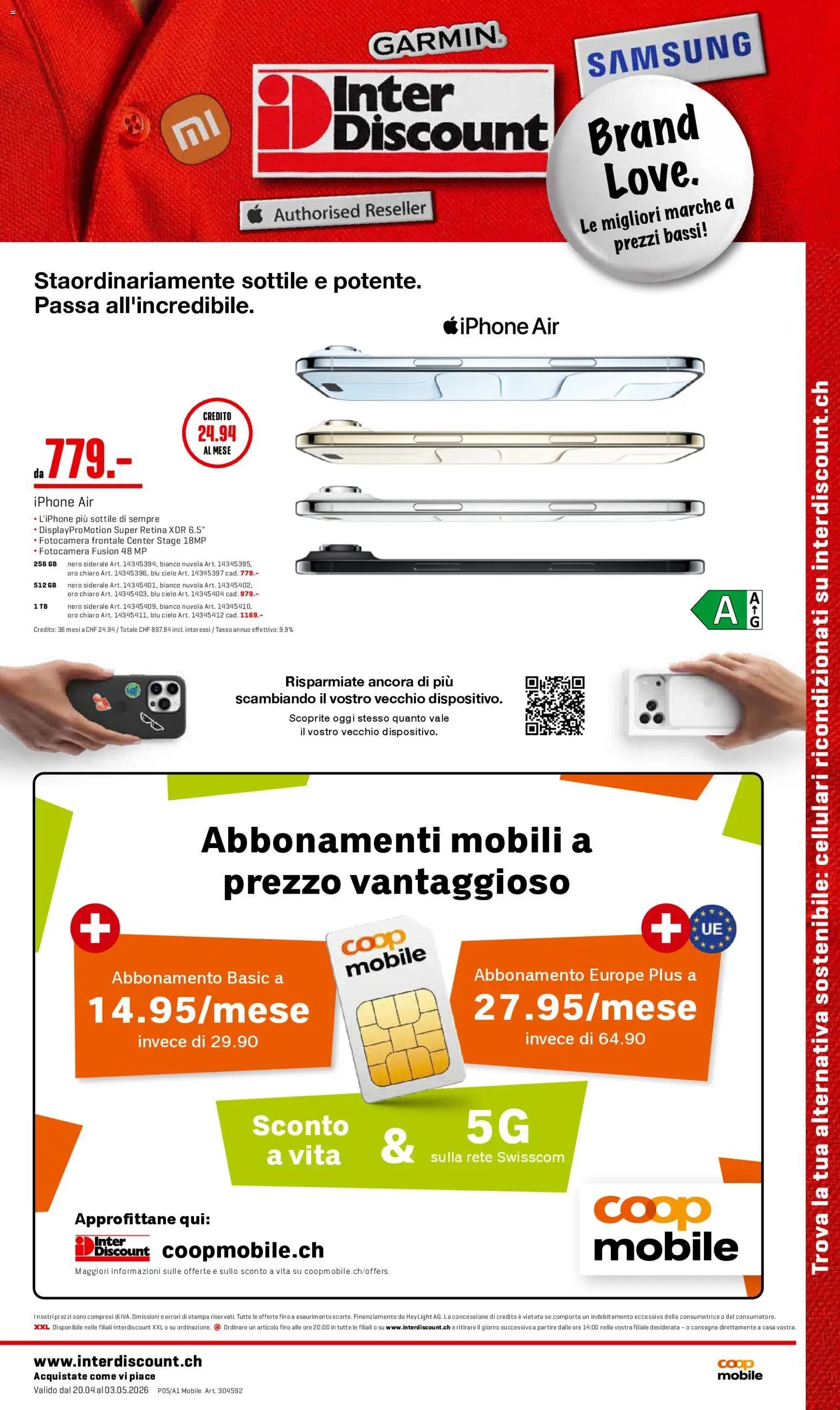 Interdiscount aktionen Mobile IT (2026-04-20 - 2026-05-03)