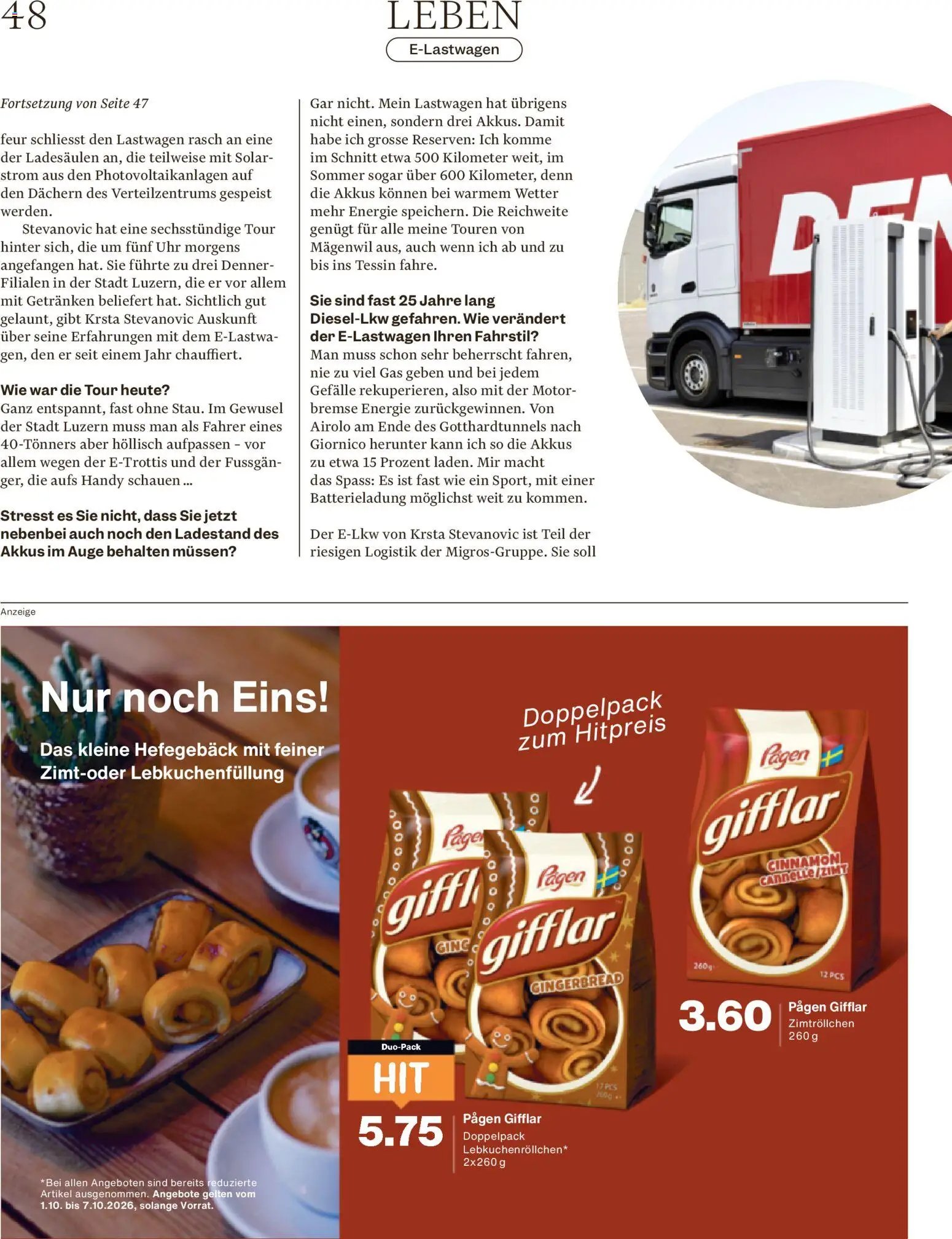 Migros aktionen Magazin
