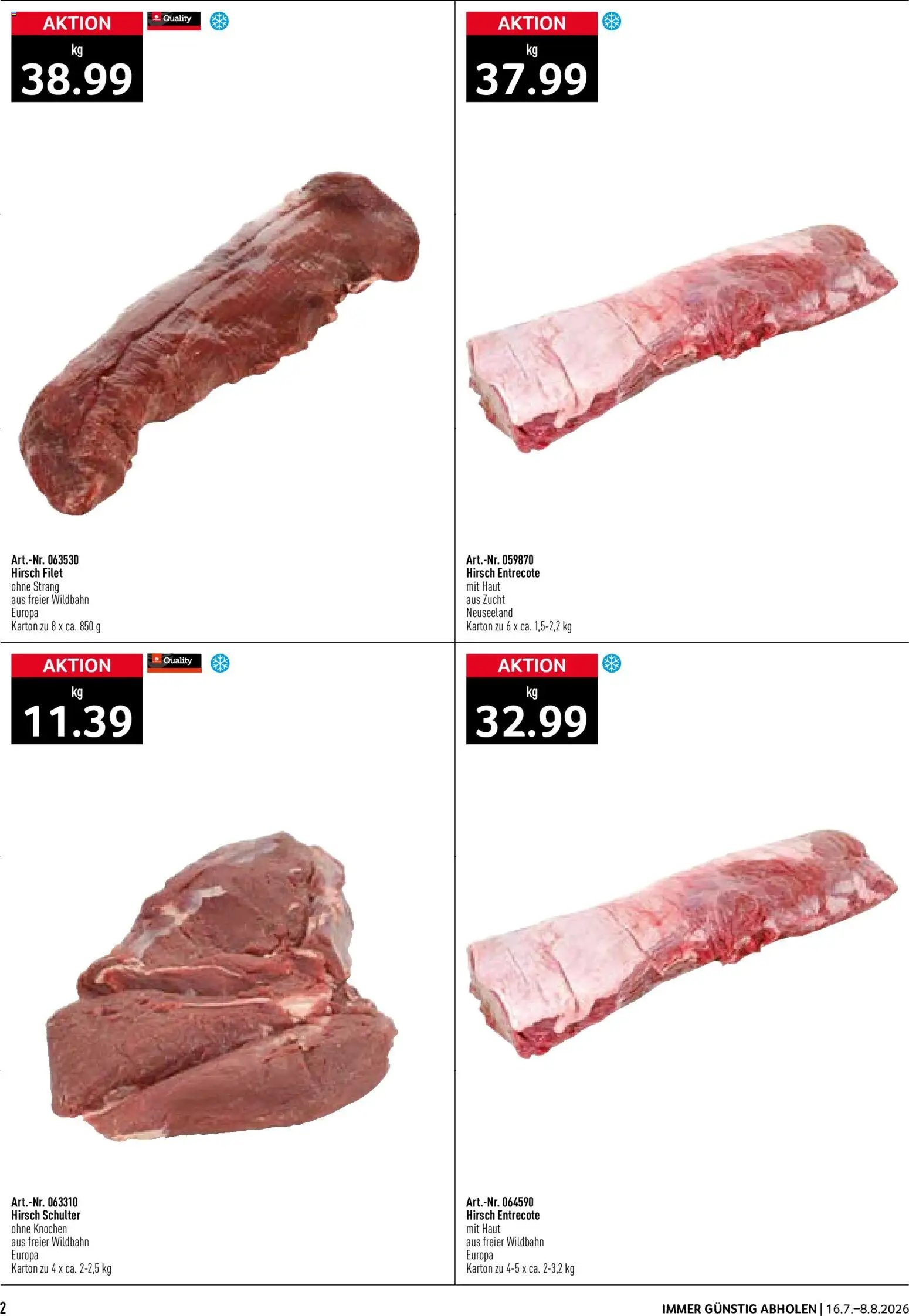 Prodega aktionen Wildvorverkauf