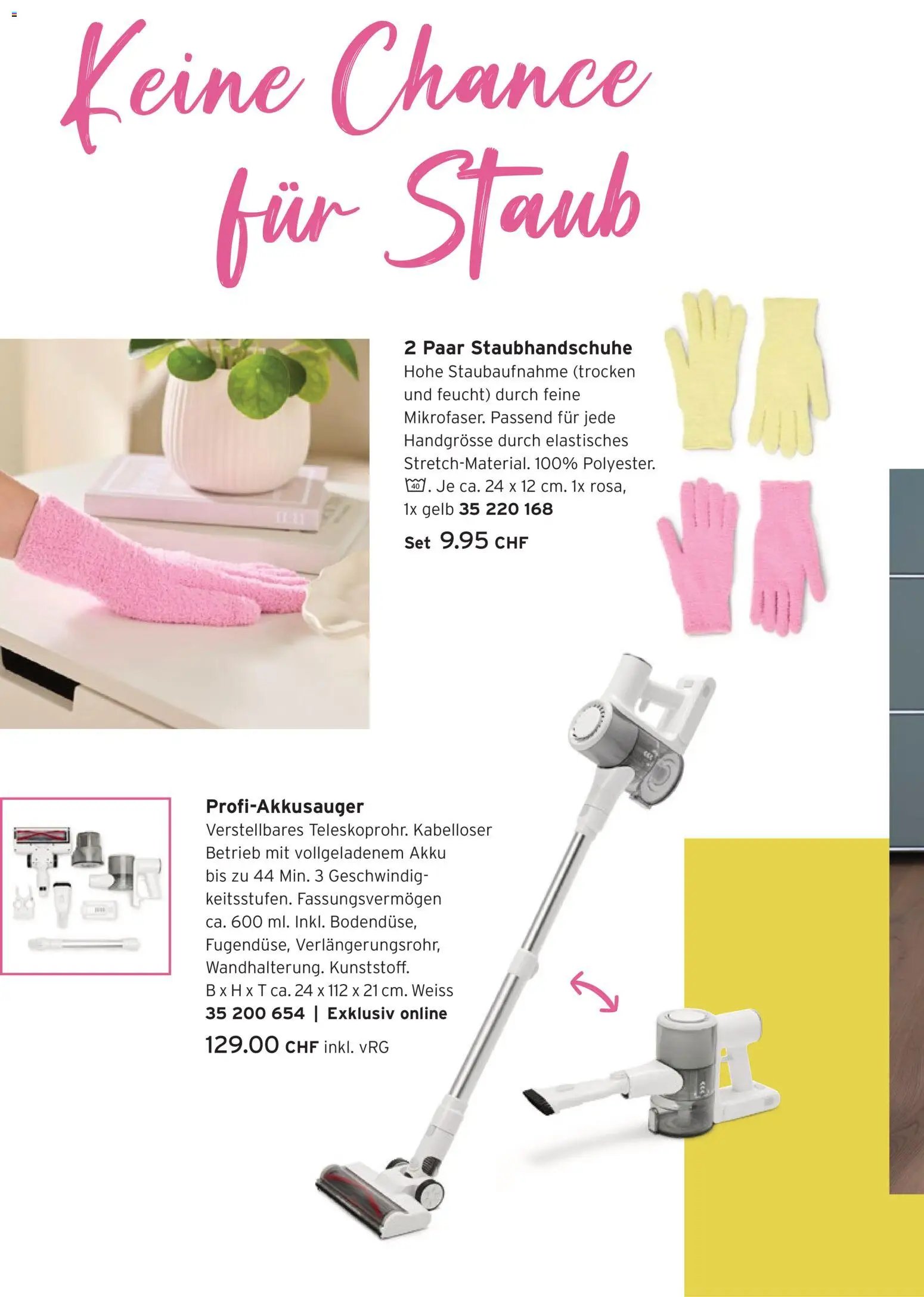 Tchibo aktionen Alpaka cleaning collection