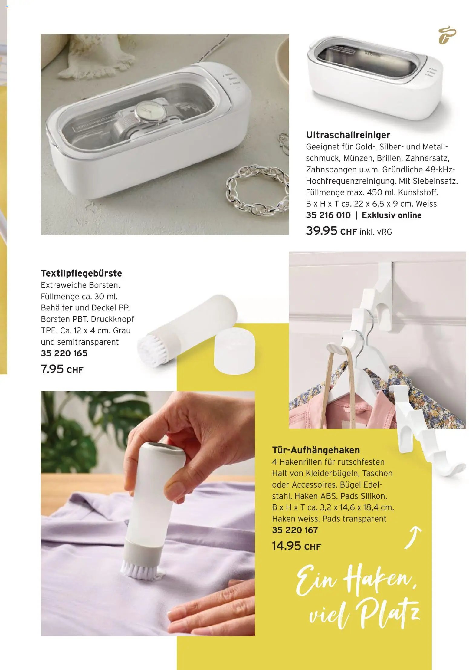 Tchibo aktionen Alpaka cleaning collection