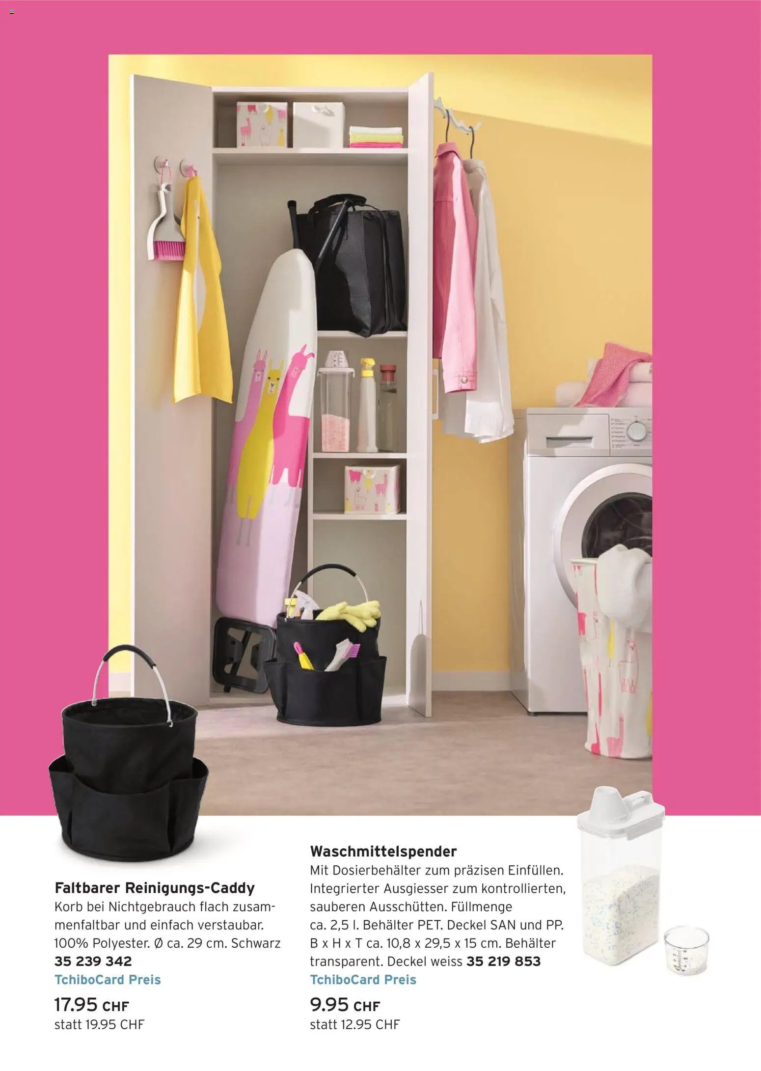 Tchibo aktionen Alpaka cleaning collection