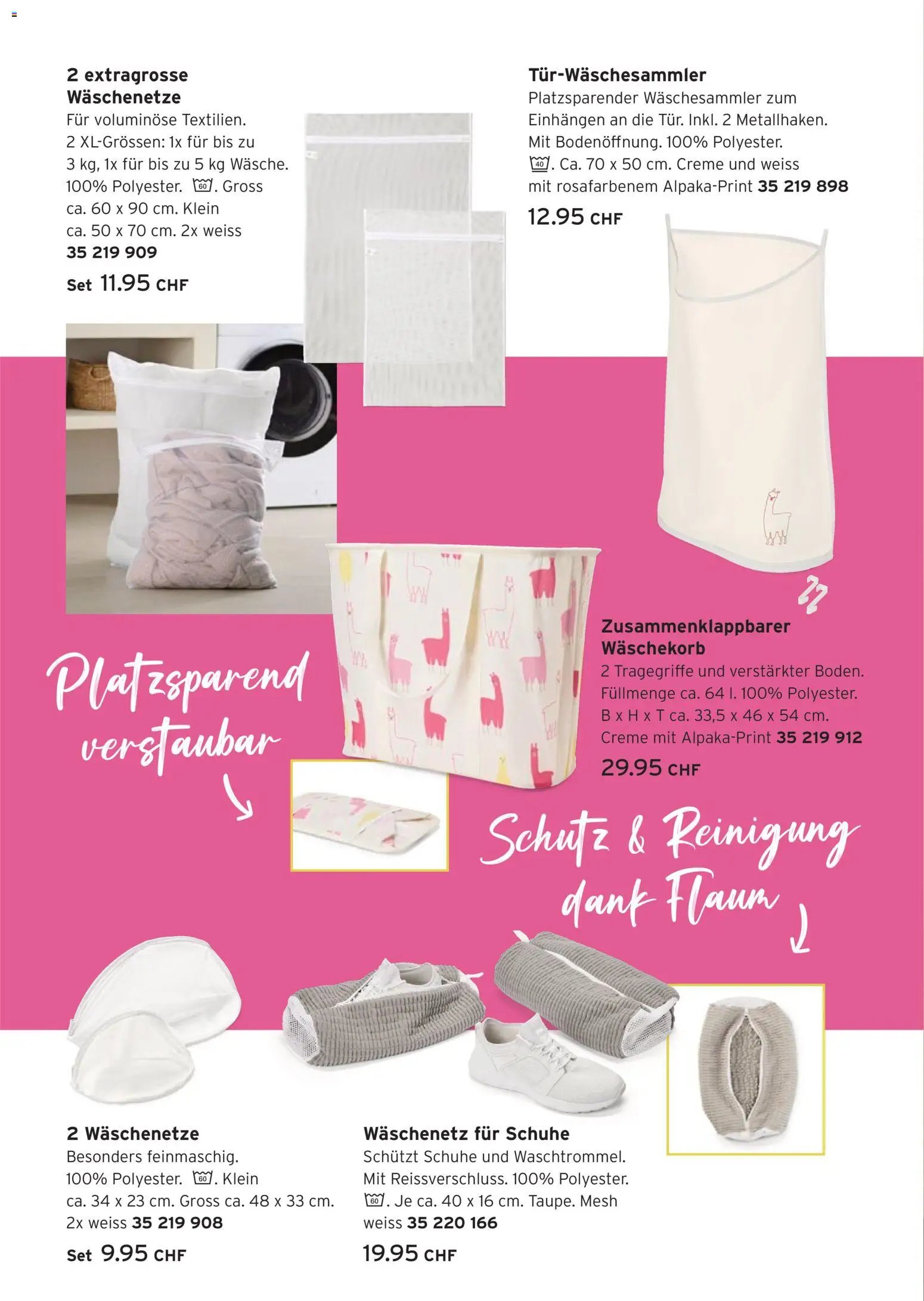 Tchibo aktionen Alpaka cleaning collection