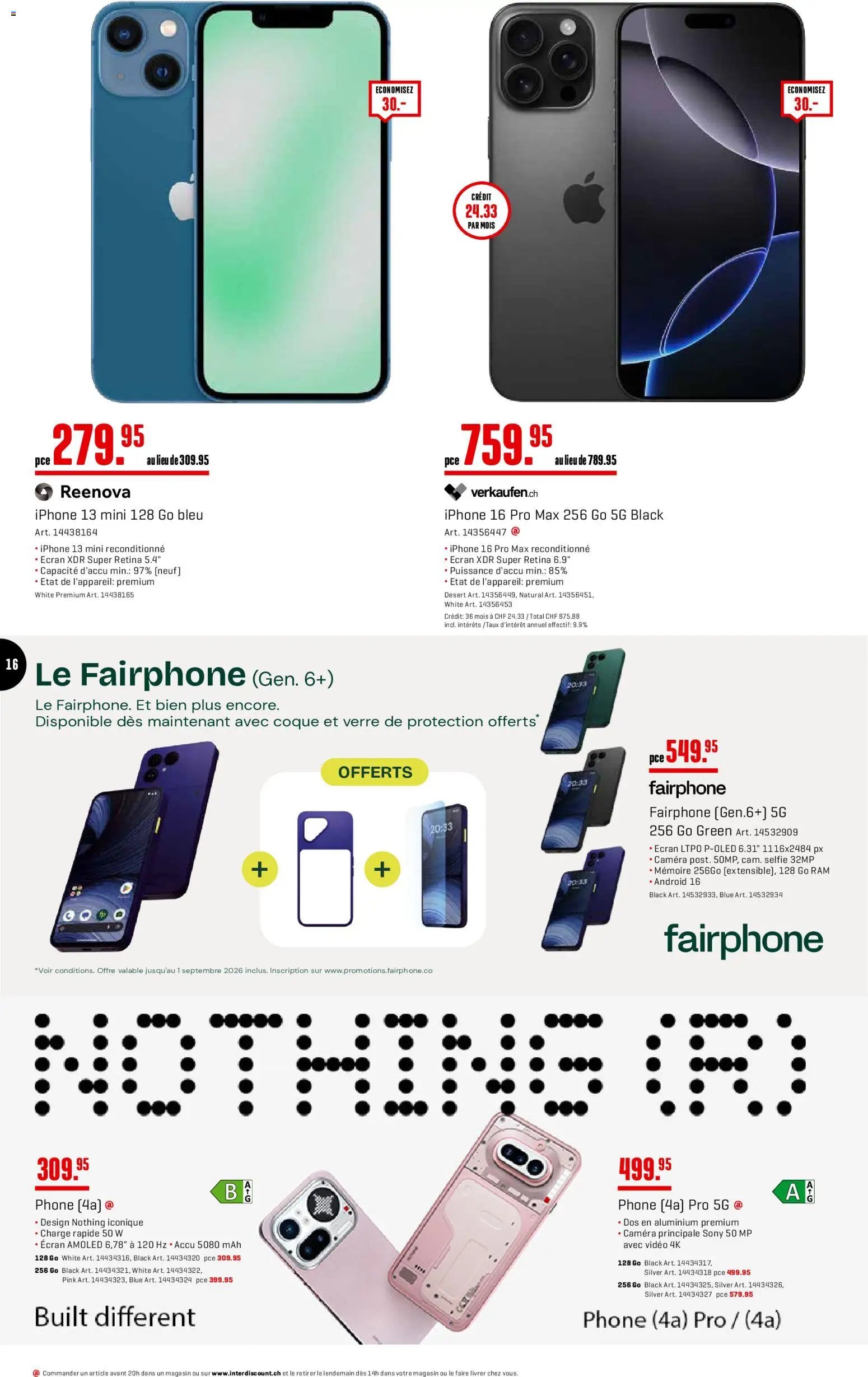 Interdiscount aktionen FR