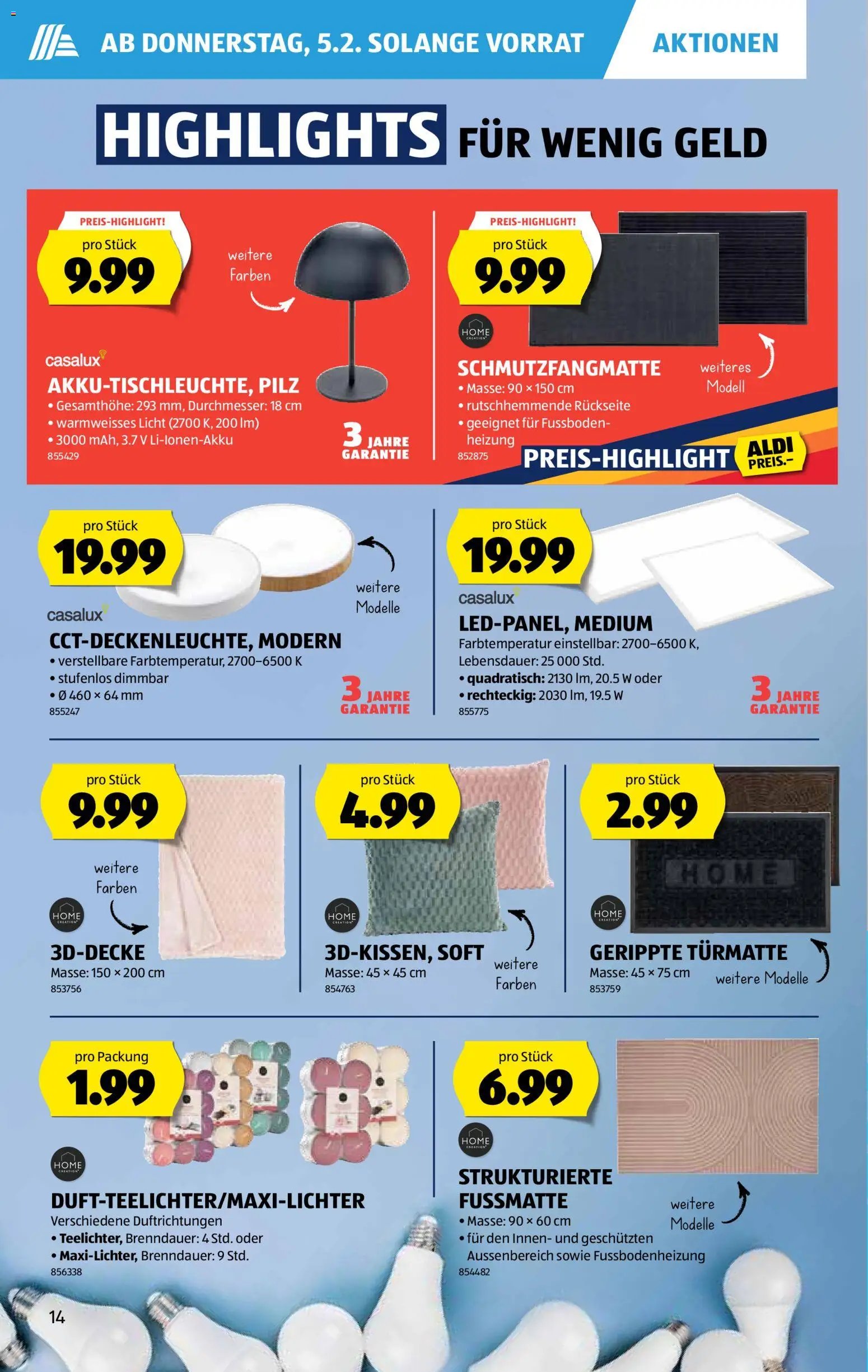 Aldi Aktionen (2026-02-05 - 2026-02-11)