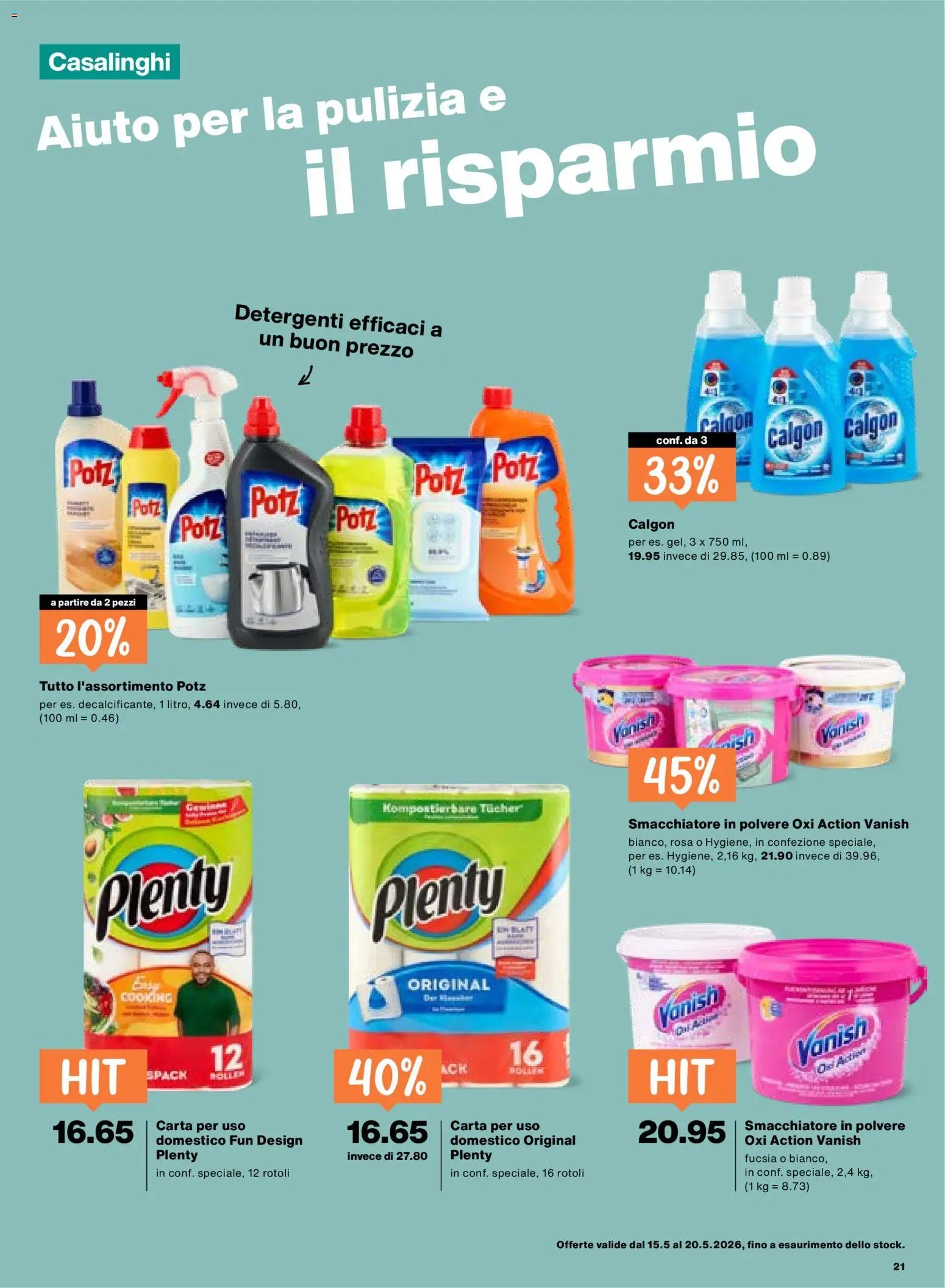 Migros aktionen IT (2026-05-15 - 2026-05-20)