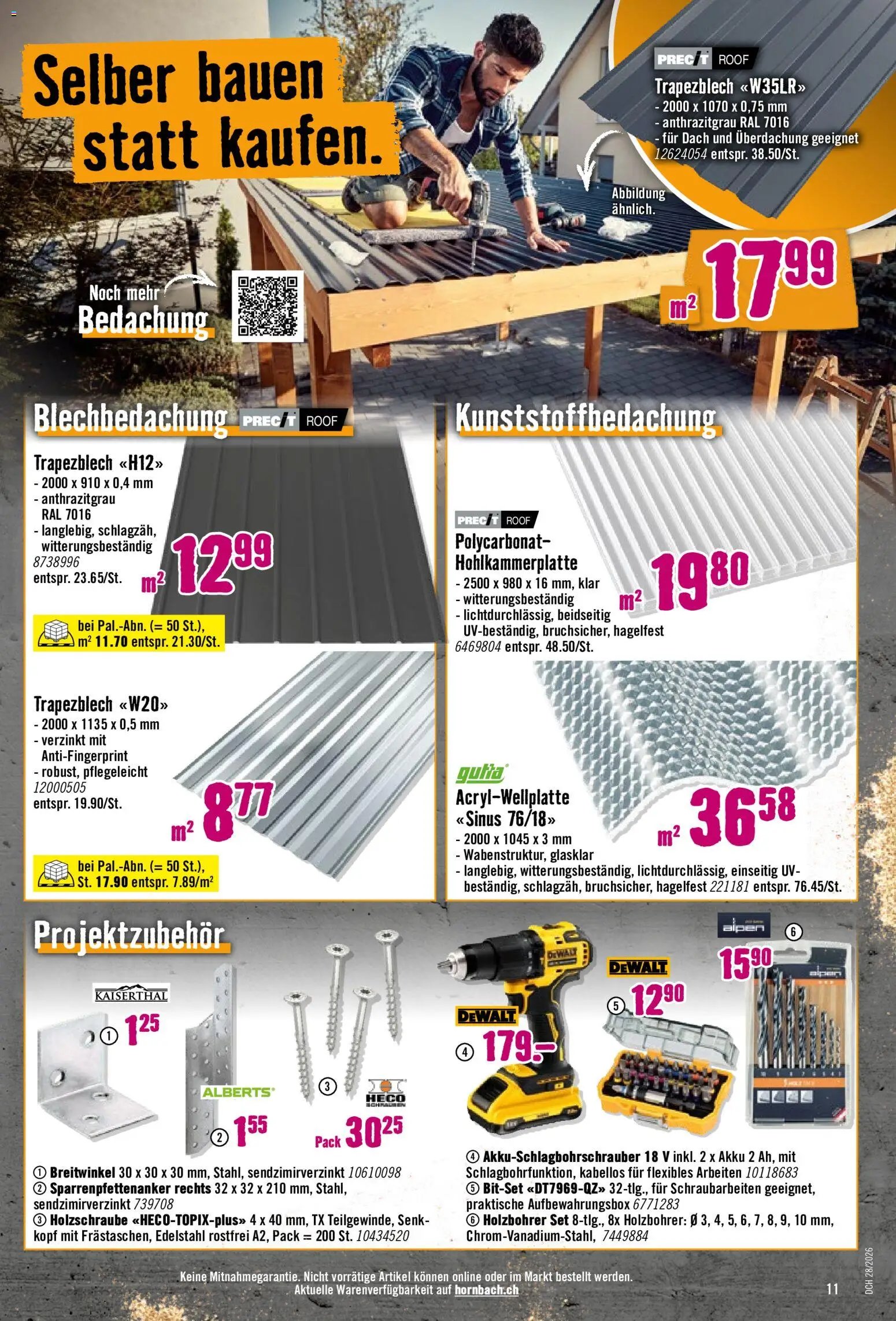 Hornbach aktionen