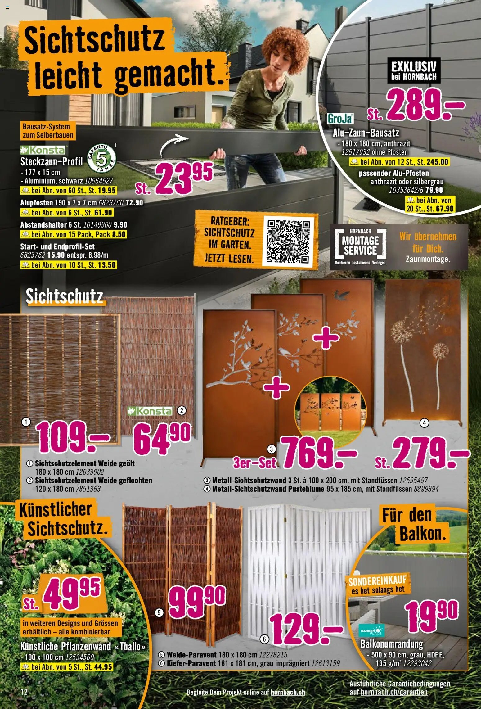 Hornbach aktionen