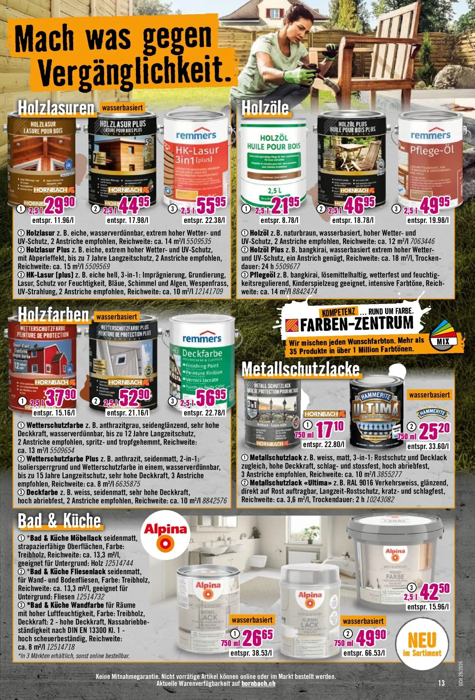 Hornbach aktionen