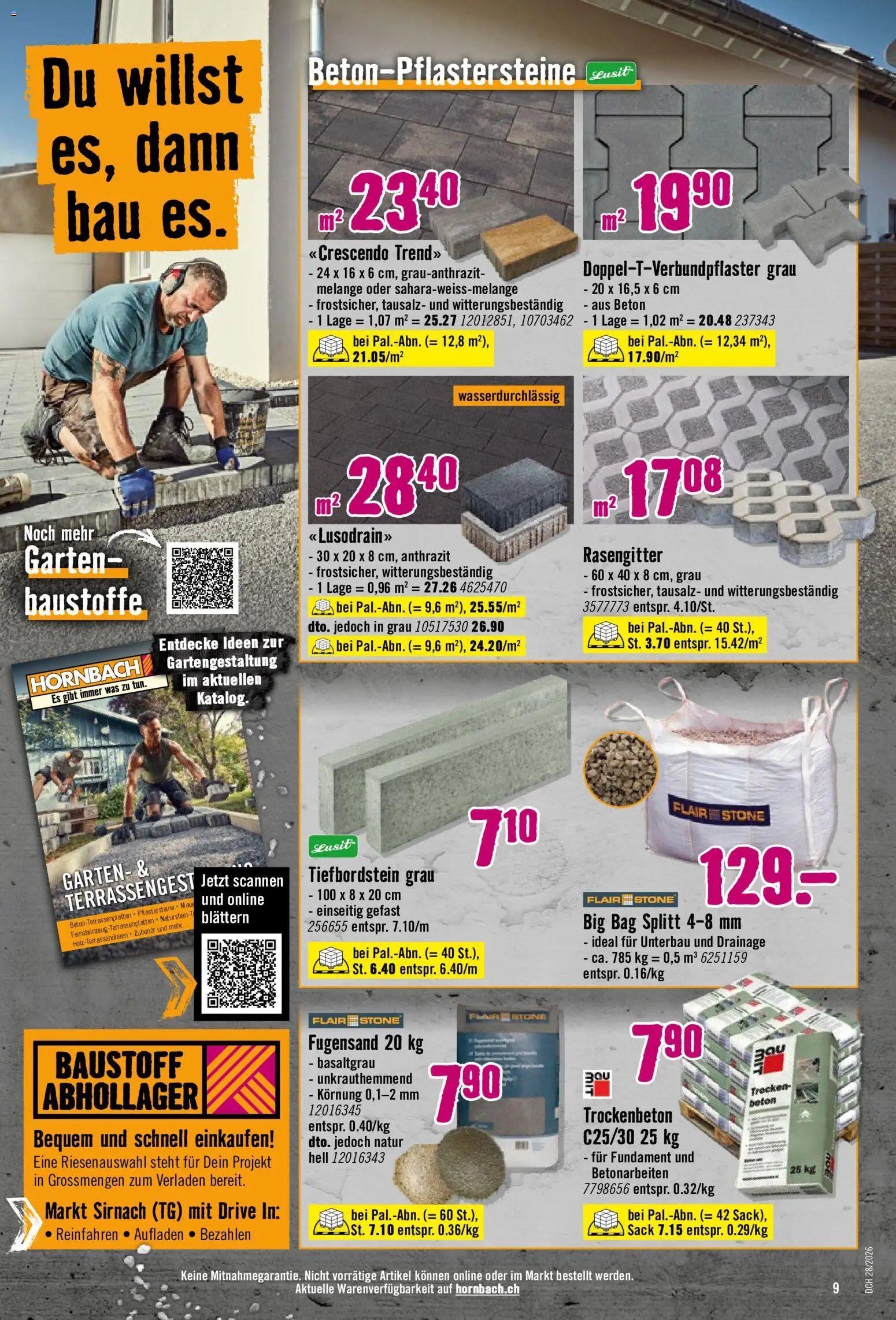 Hornbach aktionen