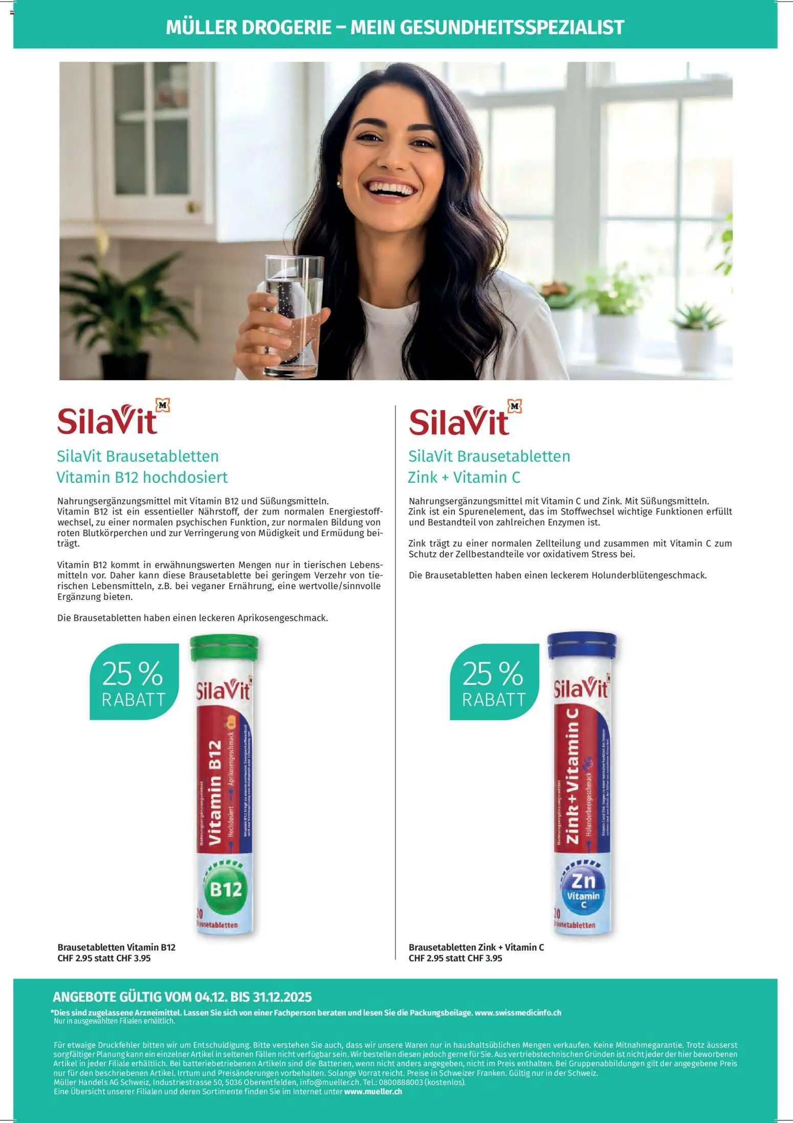 Müller Aktionen Gesundheitsspezialist (2025-12-04 - 2025-12-31) | 4