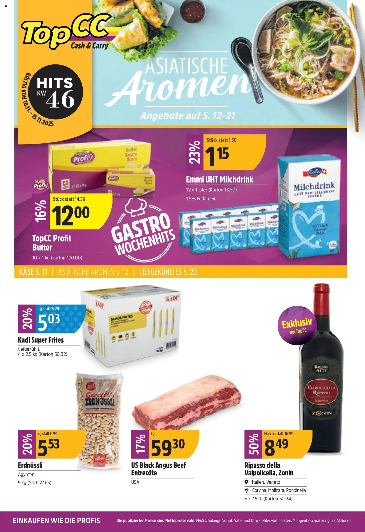 TopCC Aktionen (2025-11-10 - 2025-11-15)