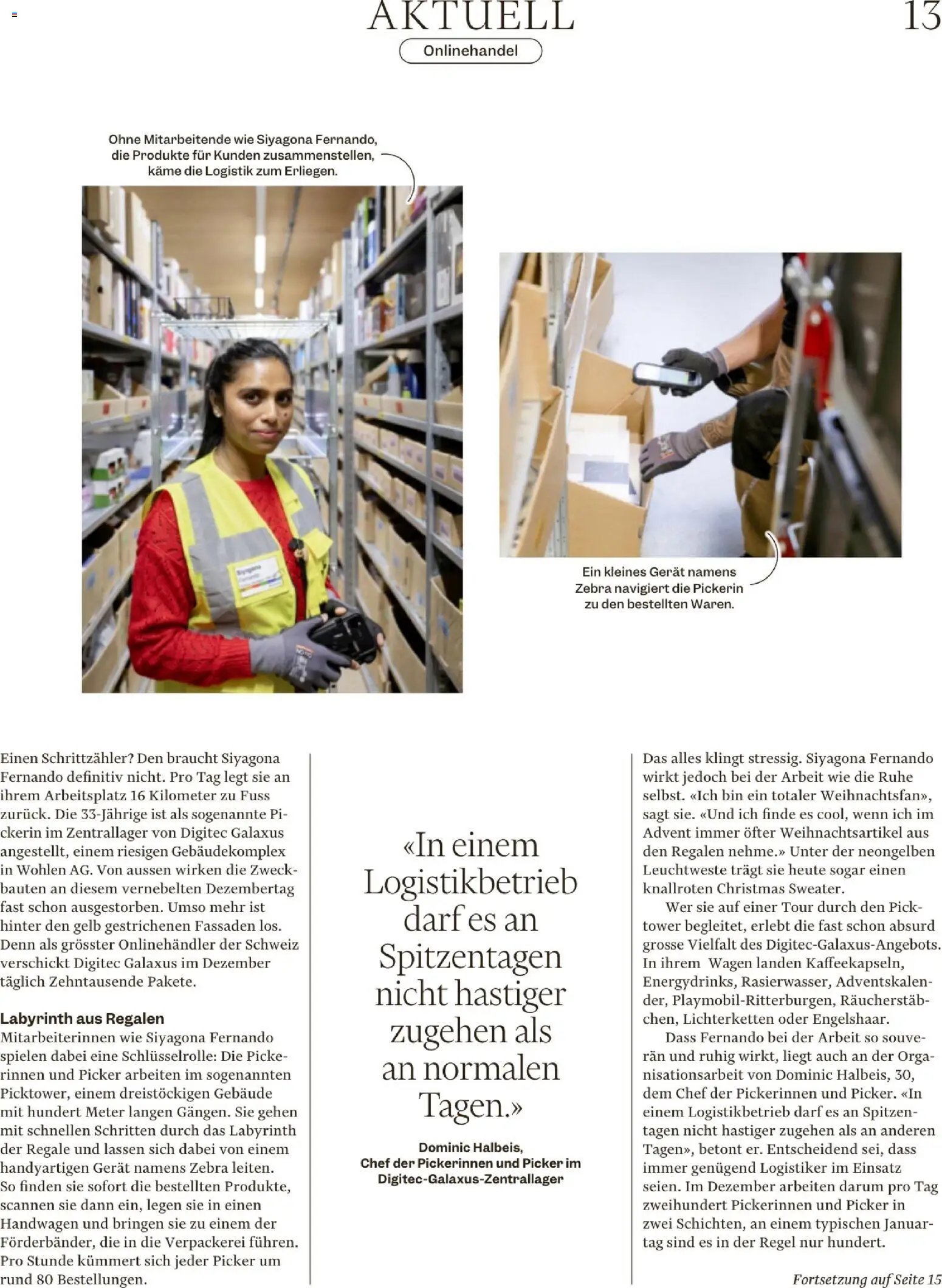 Migros Magazin (2025-12-16 - 2025-12-22) | 13