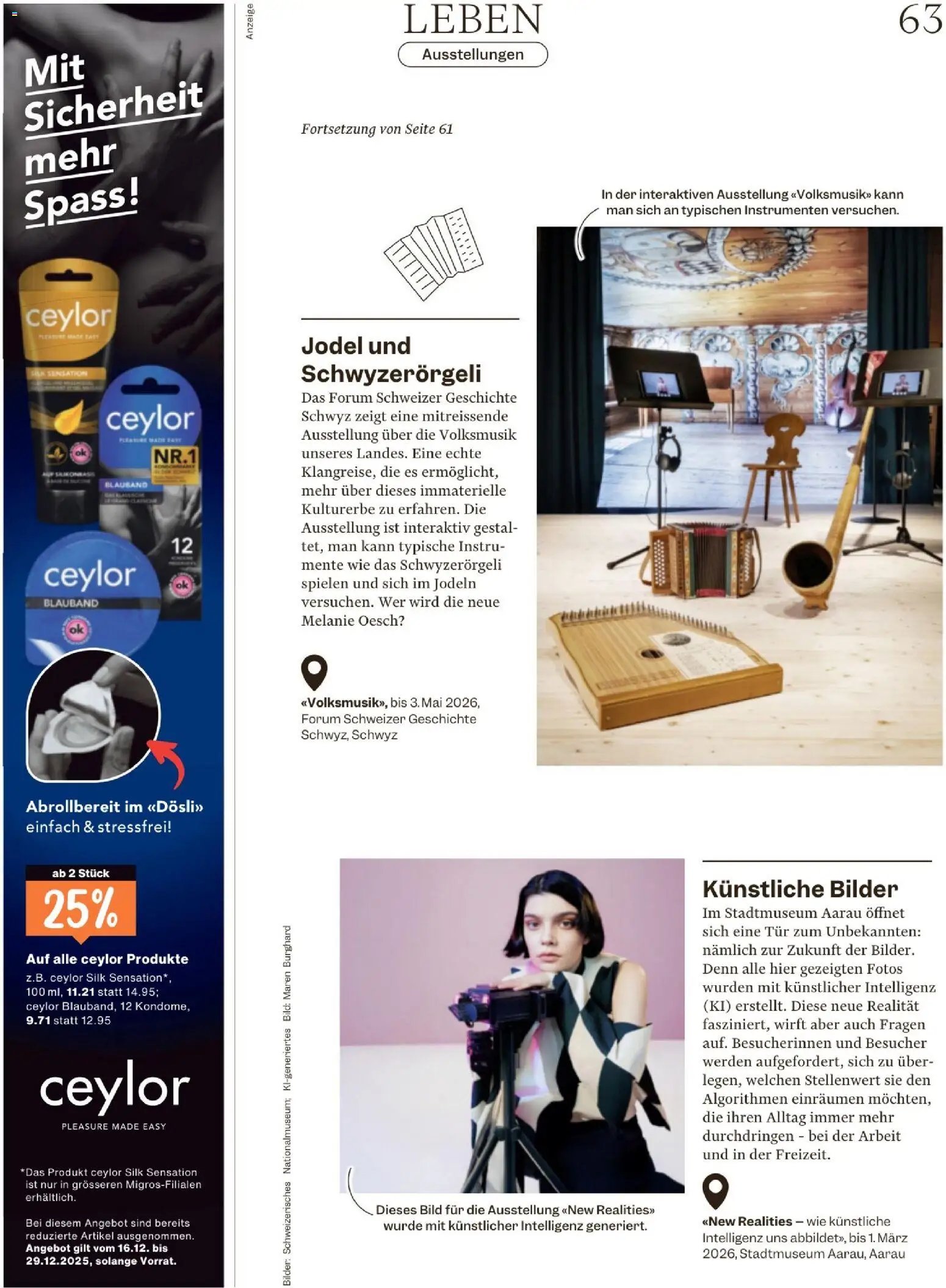 Migros Magazin (2025-12-16 - 2025-12-22) | 63