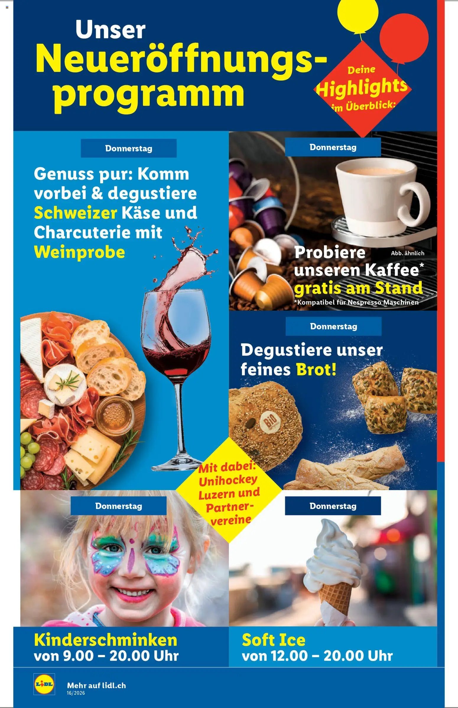 Lidl Aktionen Neueröffnung Luzern (2026-04-16 - 2026-04-22) | 2