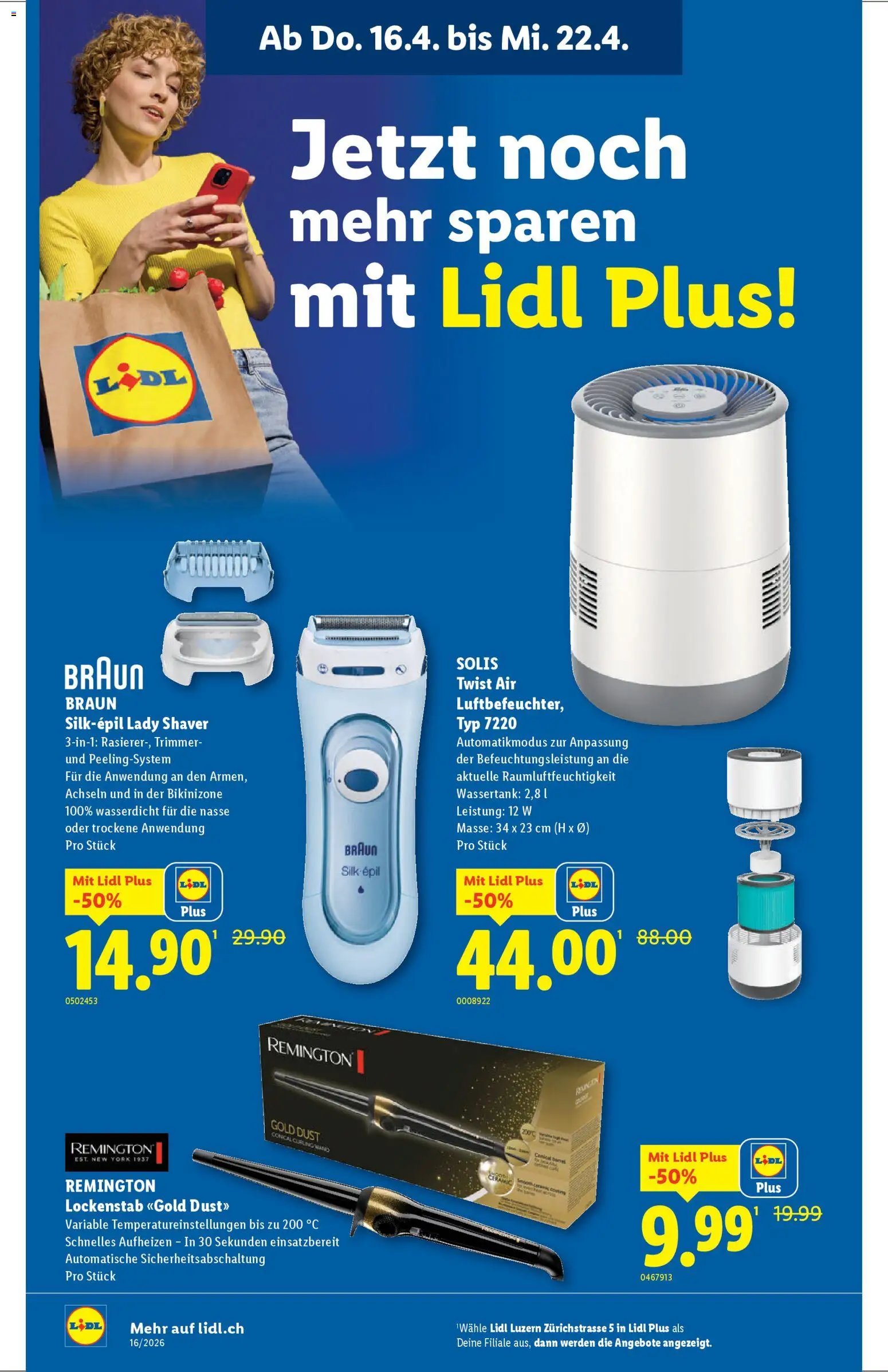 Lidl Aktionen Neueröffnung Luzern (2026-04-16 - 2026-04-22) | 6