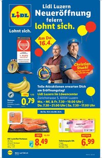 Lidl Aktionen Neueröffnung Luzern (2026-04-16 - 2026-04-22)
