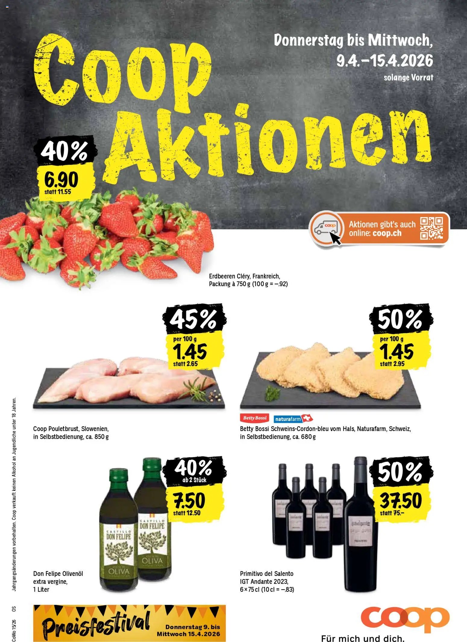 Coop aktionen (2026-04-09 - 2026-04-15)