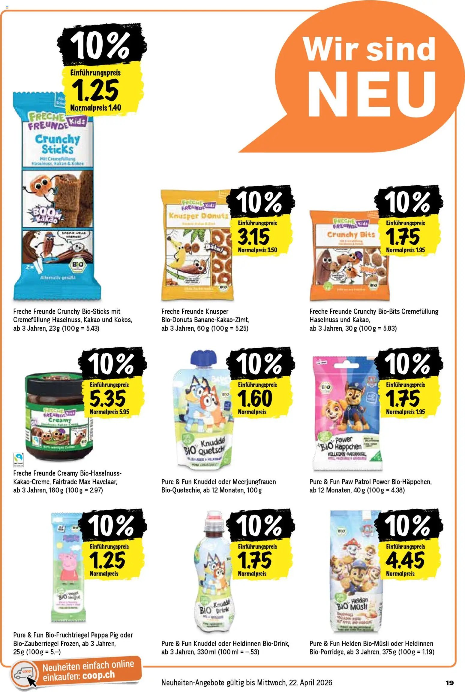 Coop aktionen (2026-04-09 - 2026-04-15)