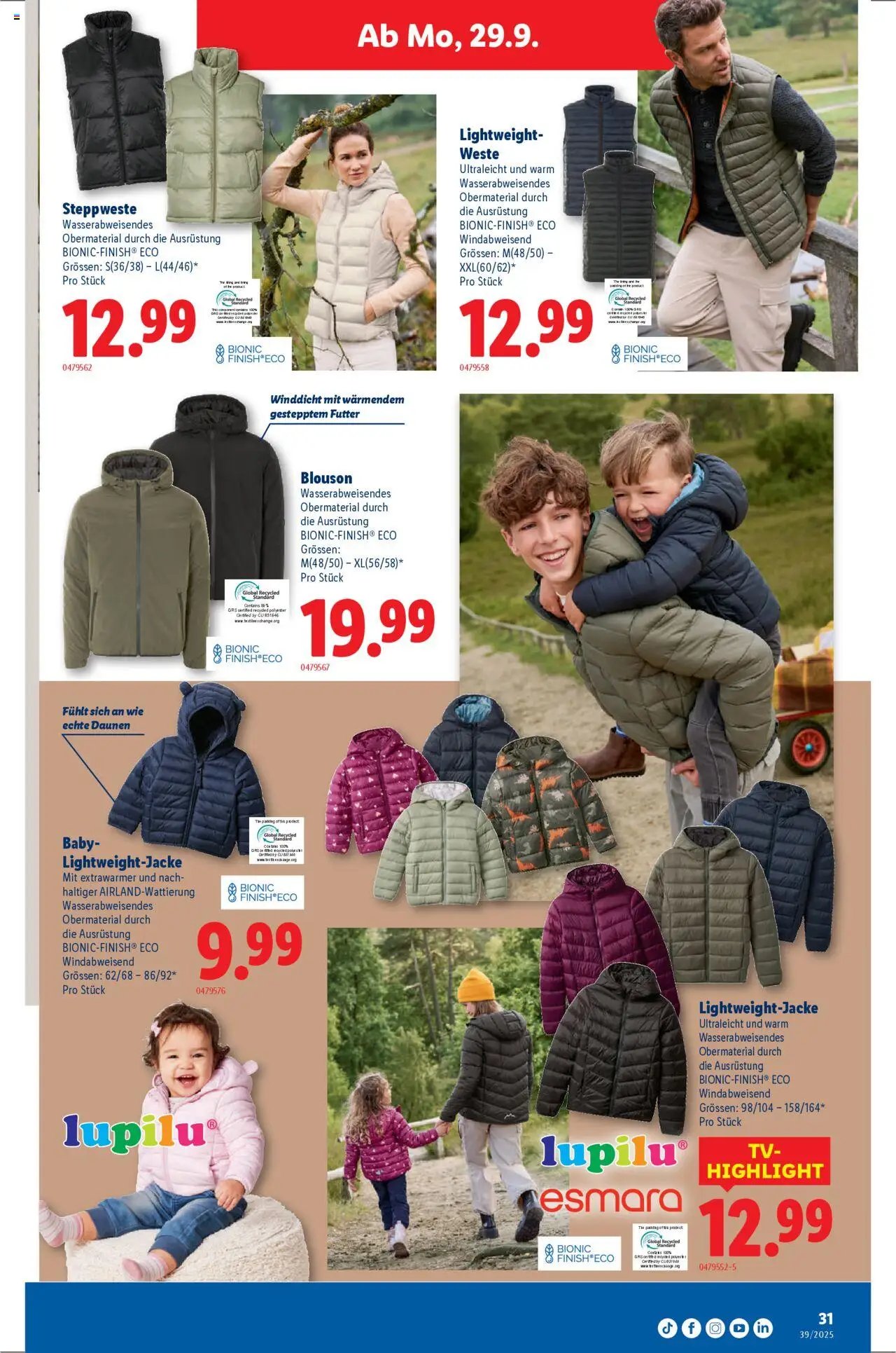 Lidl Aktionen (2025-09-25 - 2025-10-01)