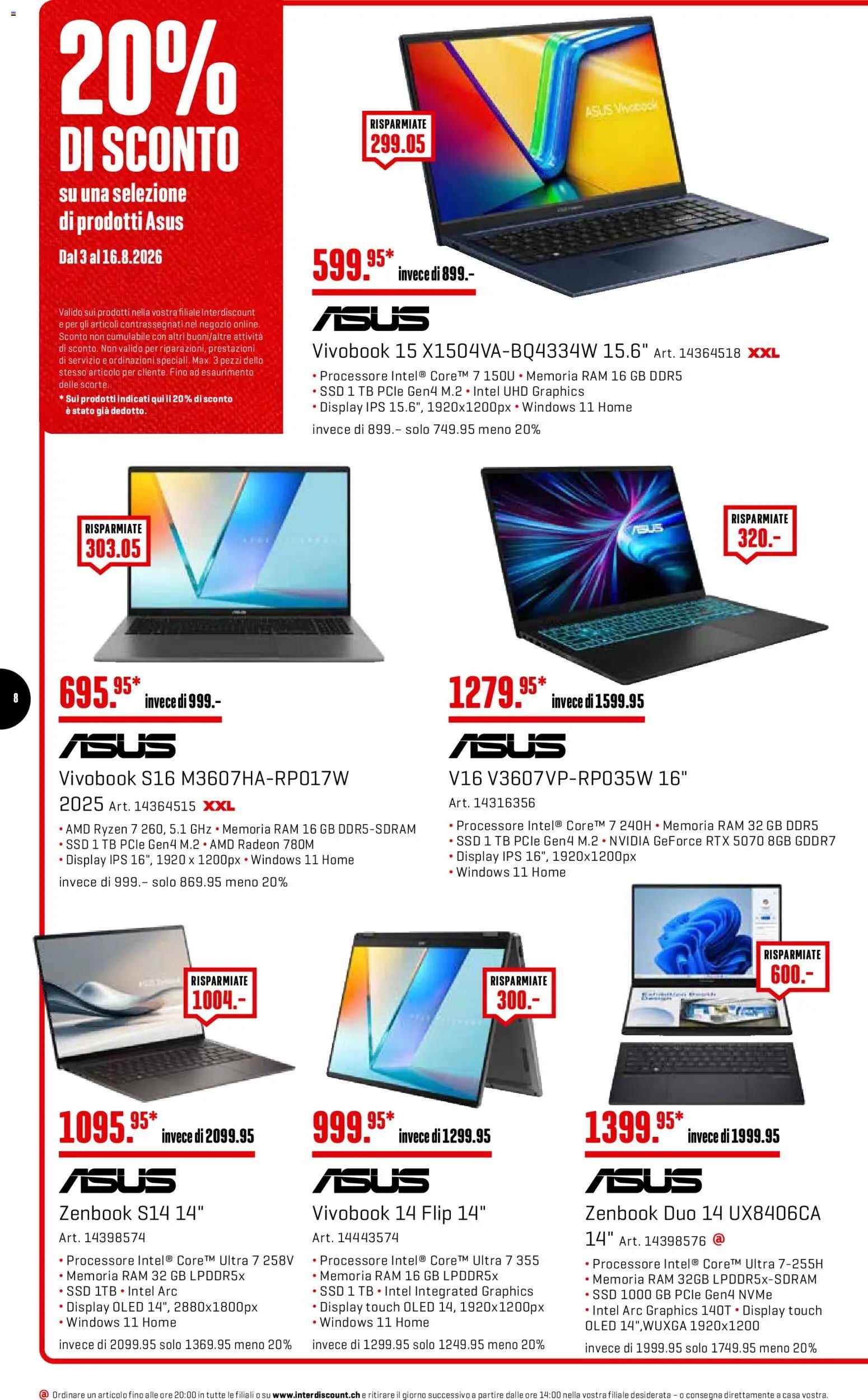 Interdiscount aktionen IT