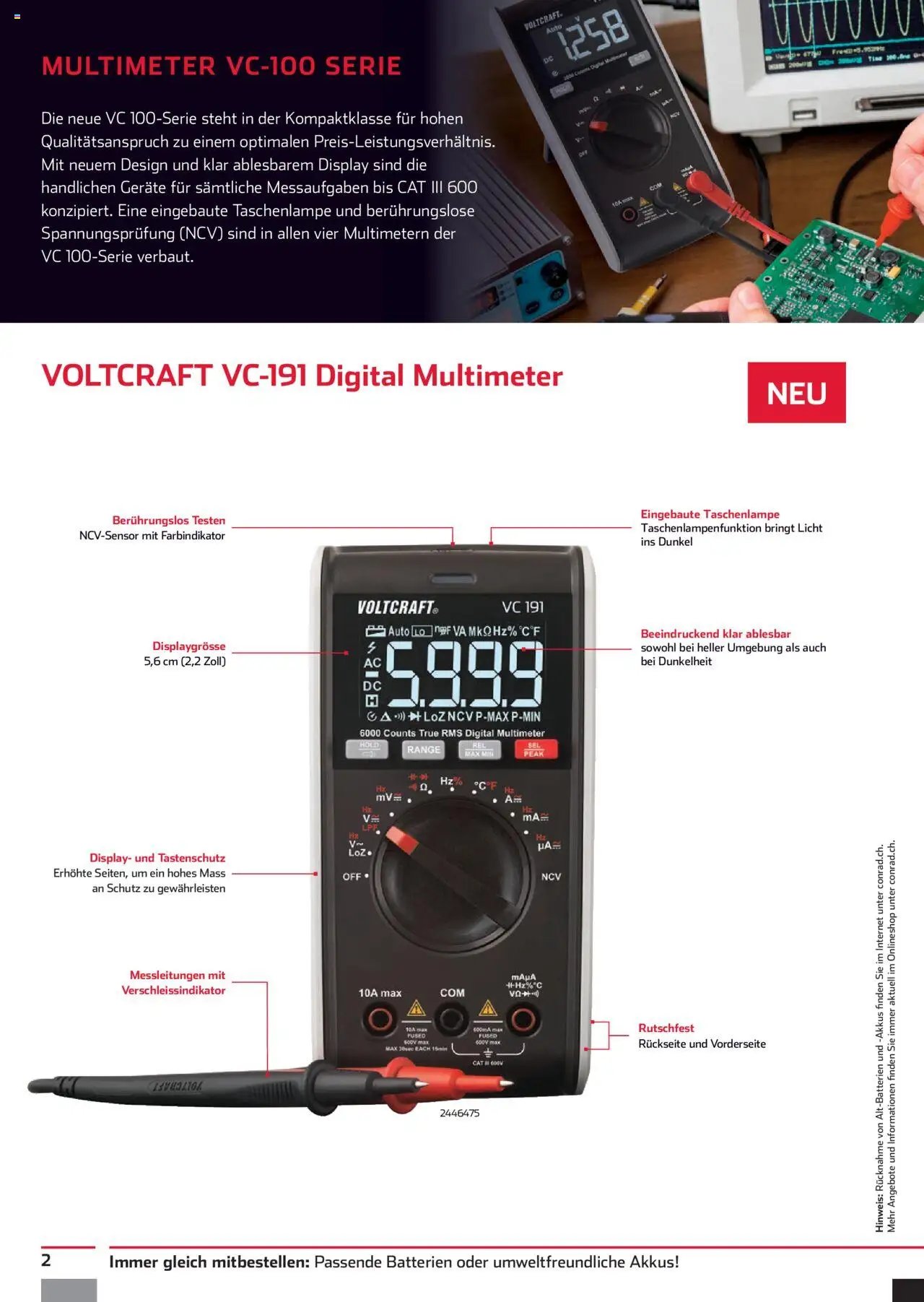 Conrad Aktionen Voltcraft News  (2024-11-04 - 2025-12-31) | 2