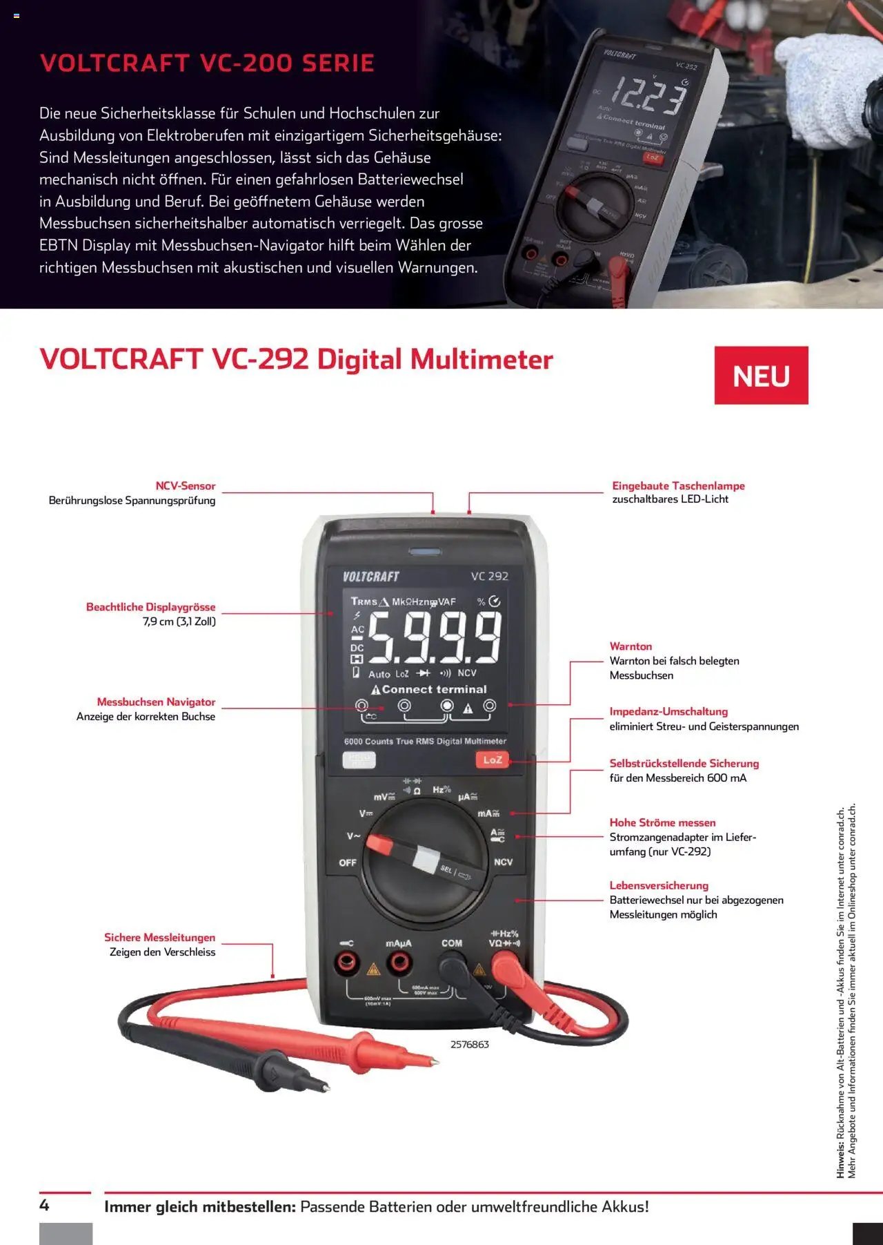 Conrad Aktionen Voltcraft News  (2024-11-04 - 2025-12-31) | 4