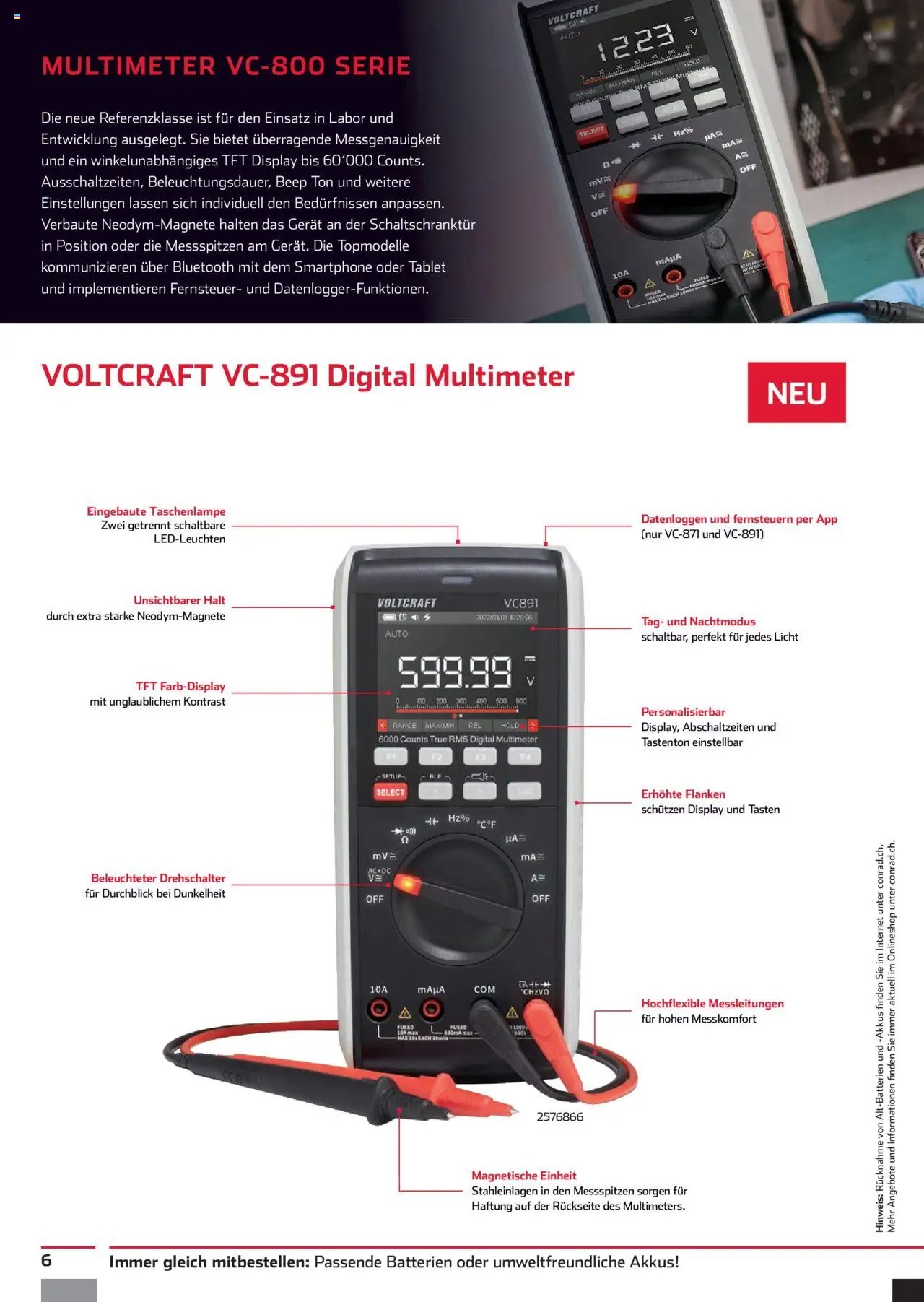 Conrad Aktionen Voltcraft News  (2024-11-04 - 2025-12-31) | 6